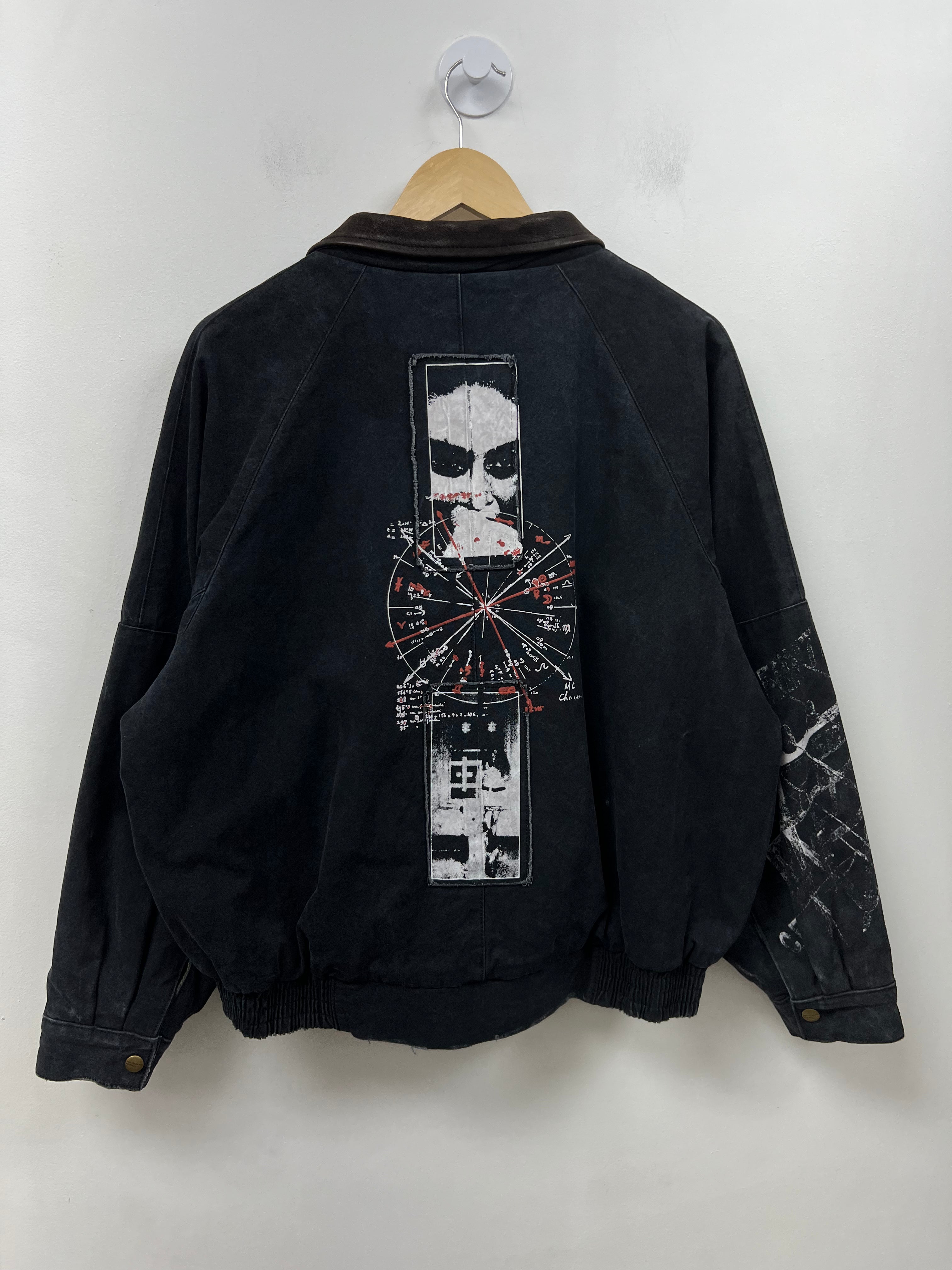 ENFANTS RICHES DÉPRIMÉS Black Constructivist Hunting Denim Jacket