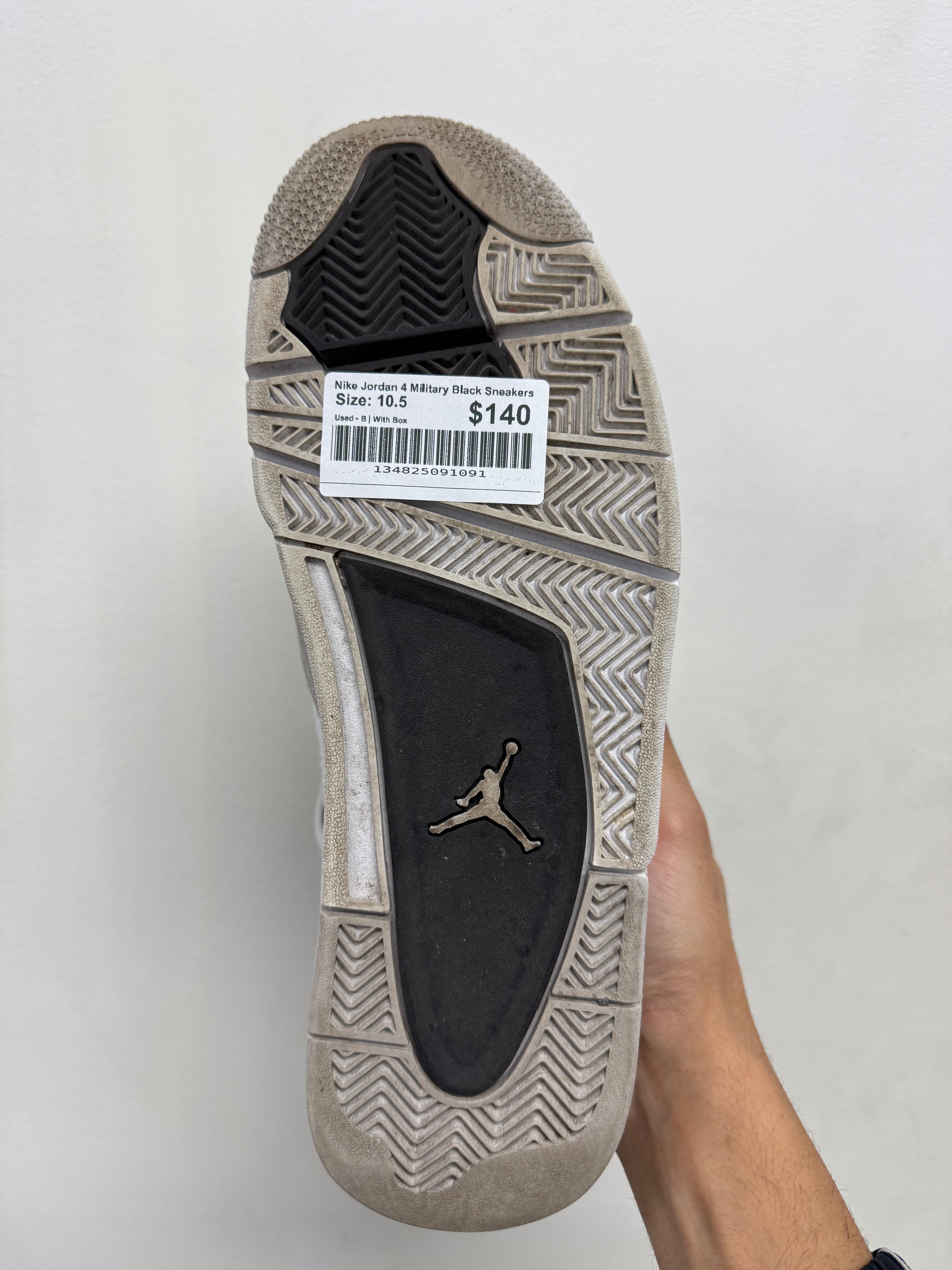 Nike Jordan 4 Military Black Sneakers