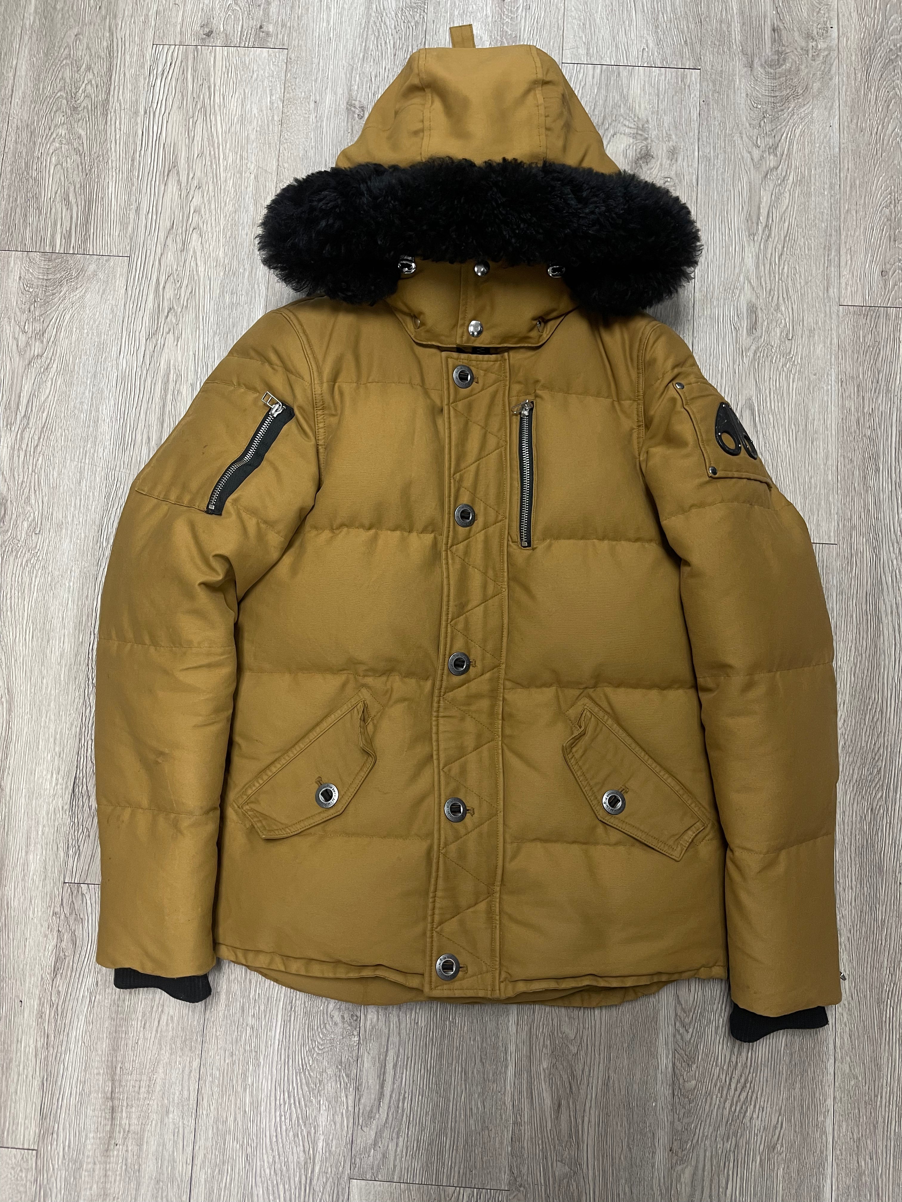 Moose Knuckles Mustard 3Q Parka Puffer Jacket