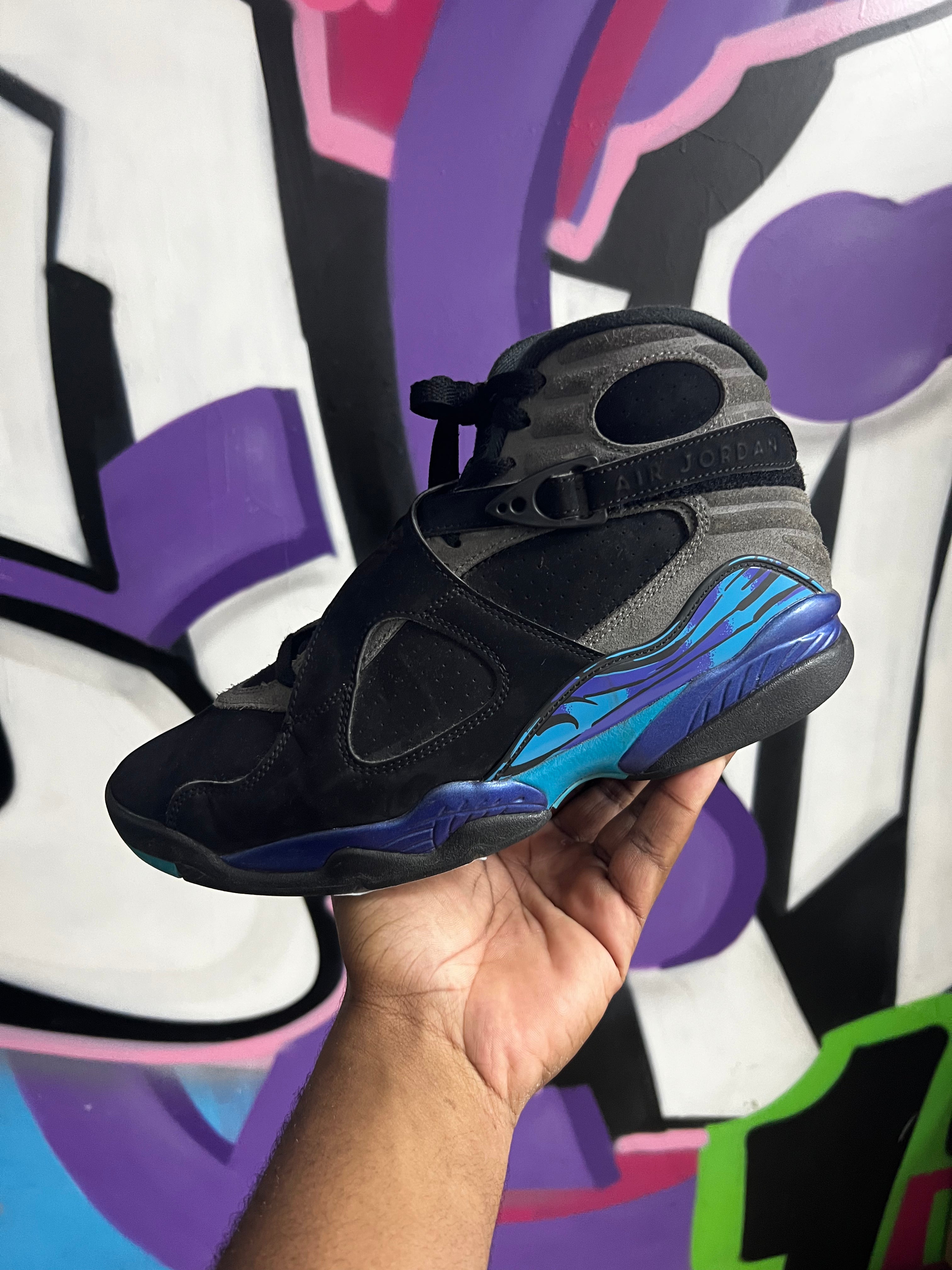 Jordan 8 Aqua Sneakers