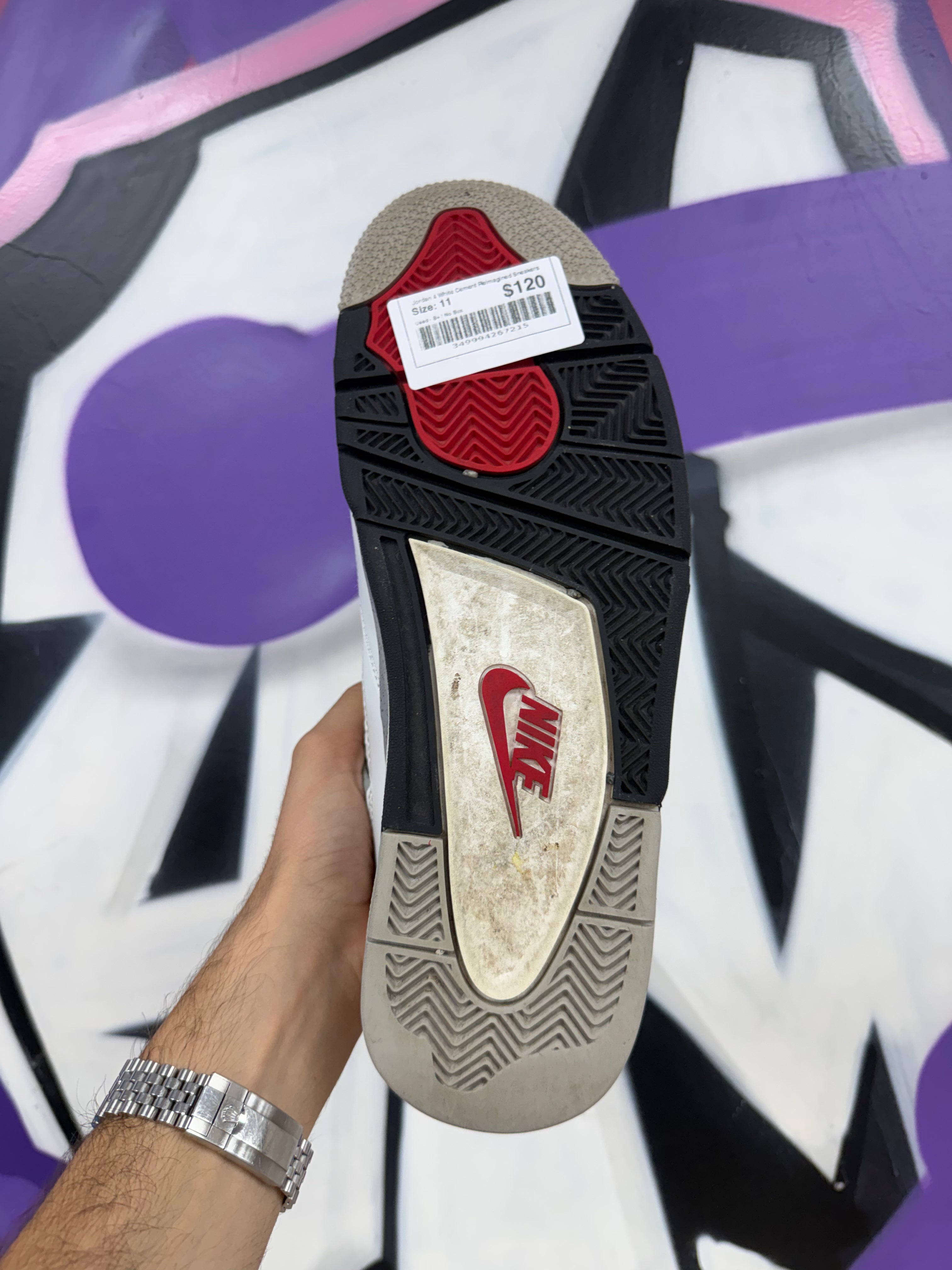 Jordan 4 White Cement Reimagined Sneakers