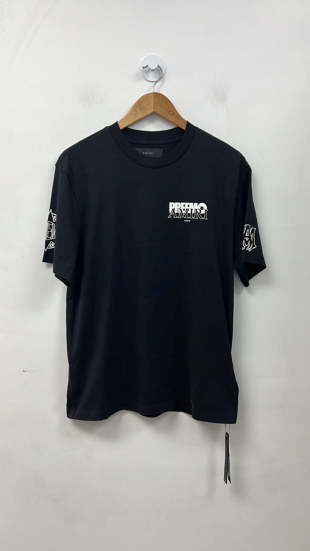 Amiri Black White Preemo Tee