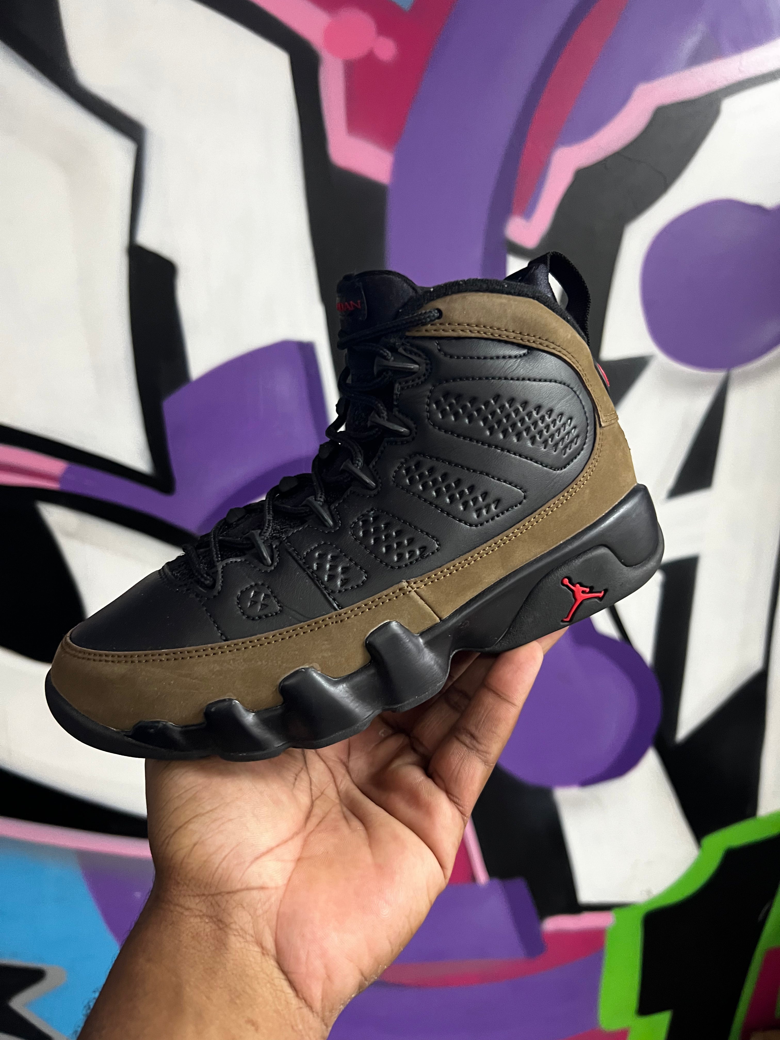 Jordan 9 Olive Sneakers