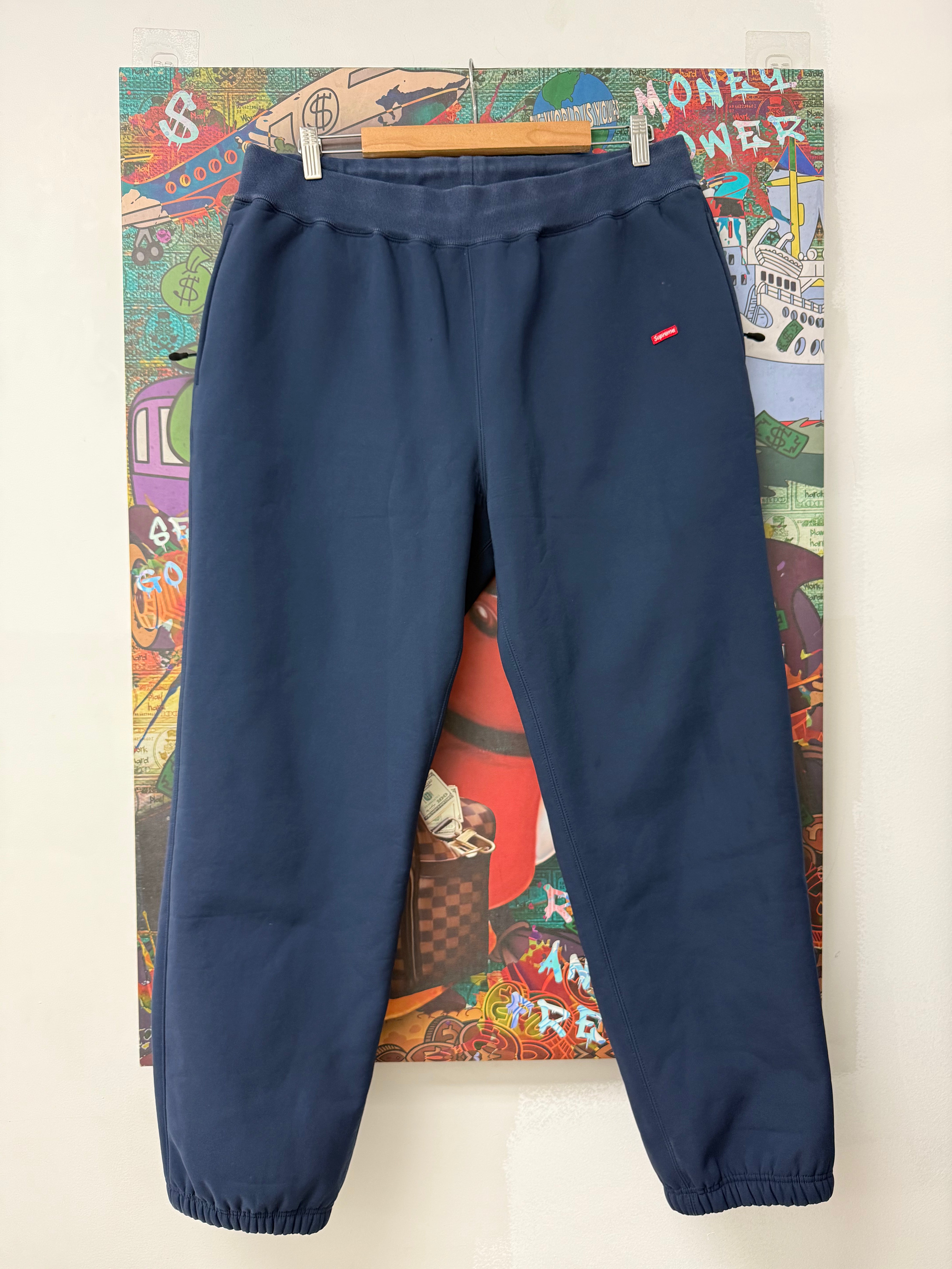 Supreme Windstopper Pants Navy Used Large
