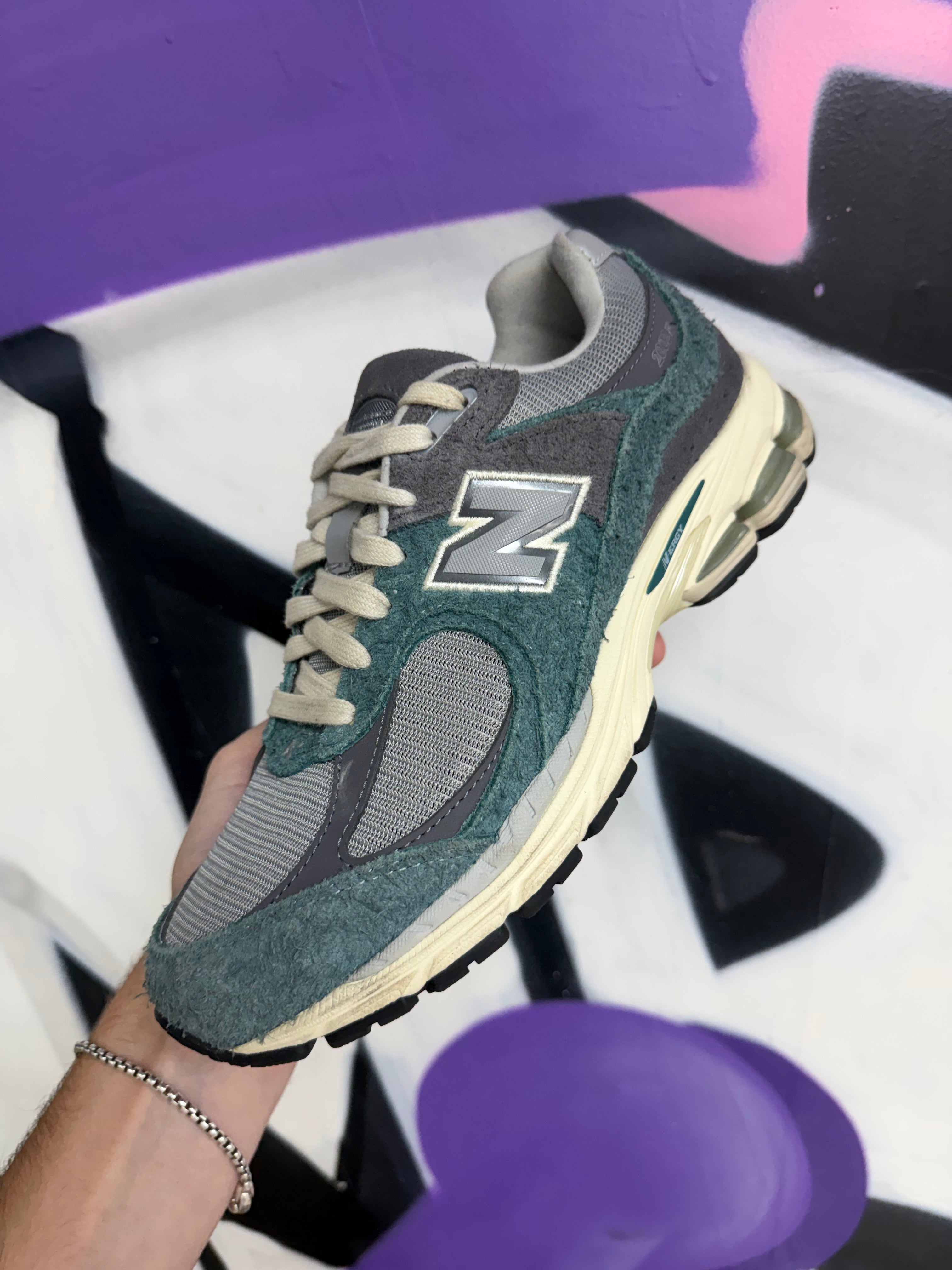 New Balance 2002R Teal Grey Sneakers