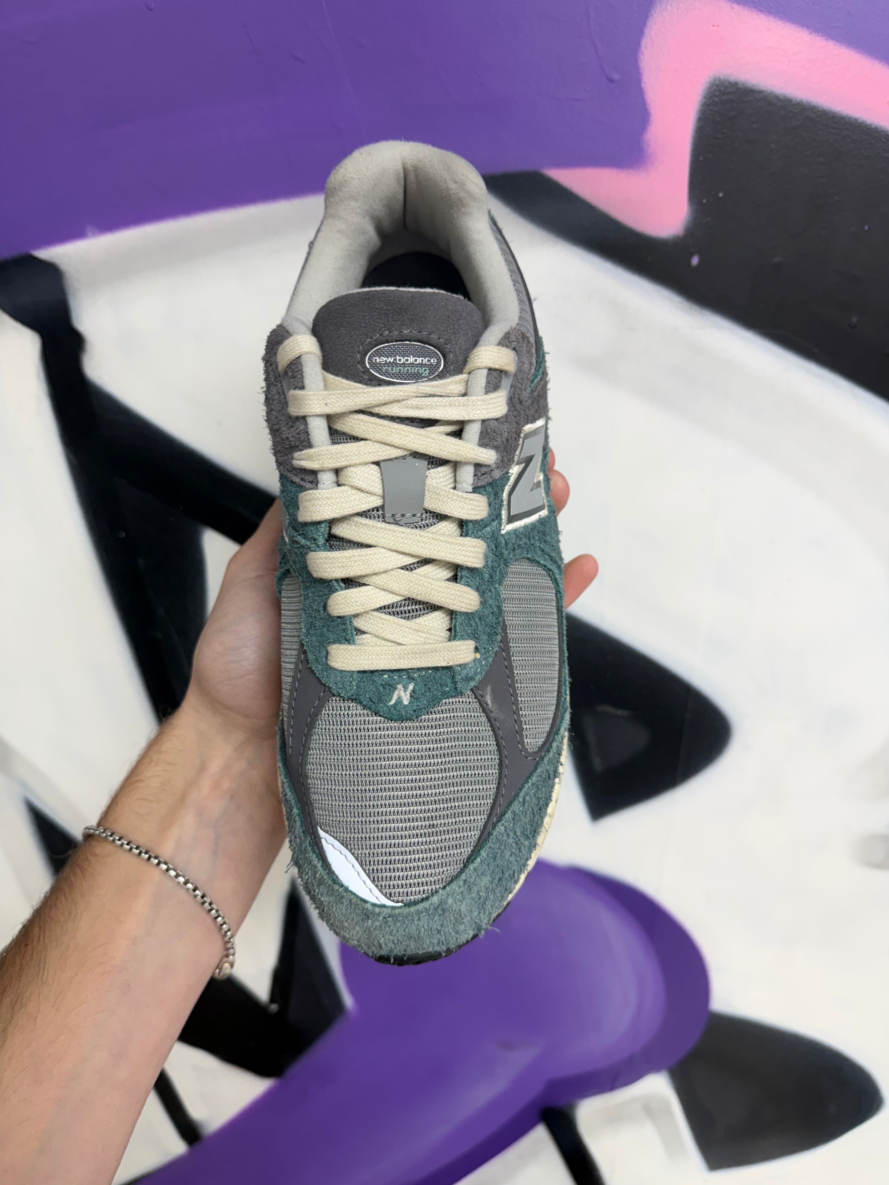 New Balance 2002R Teal Grey Sneakers