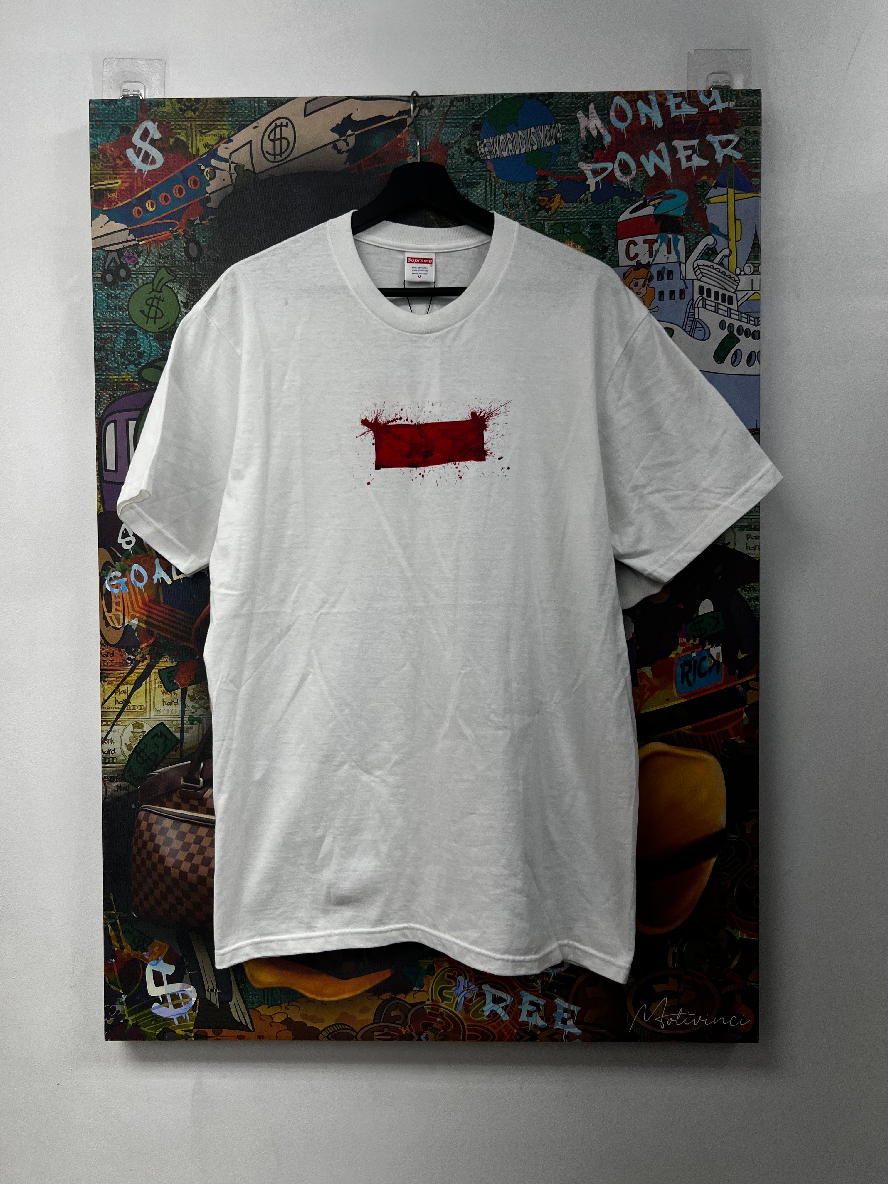 Supreme White Ralph Steadman Box Logo Tee