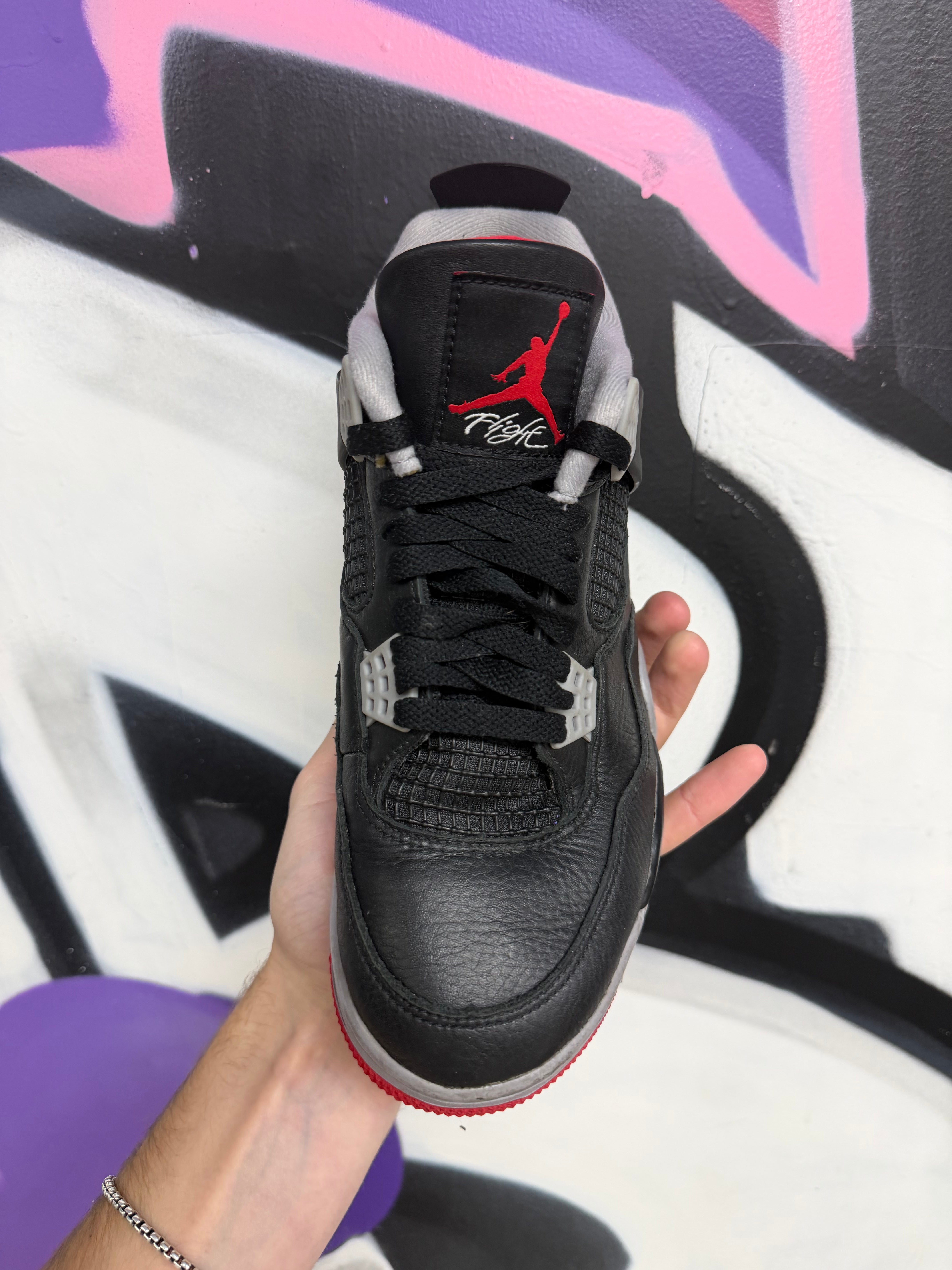 Jordan 4 Bred Sneakers