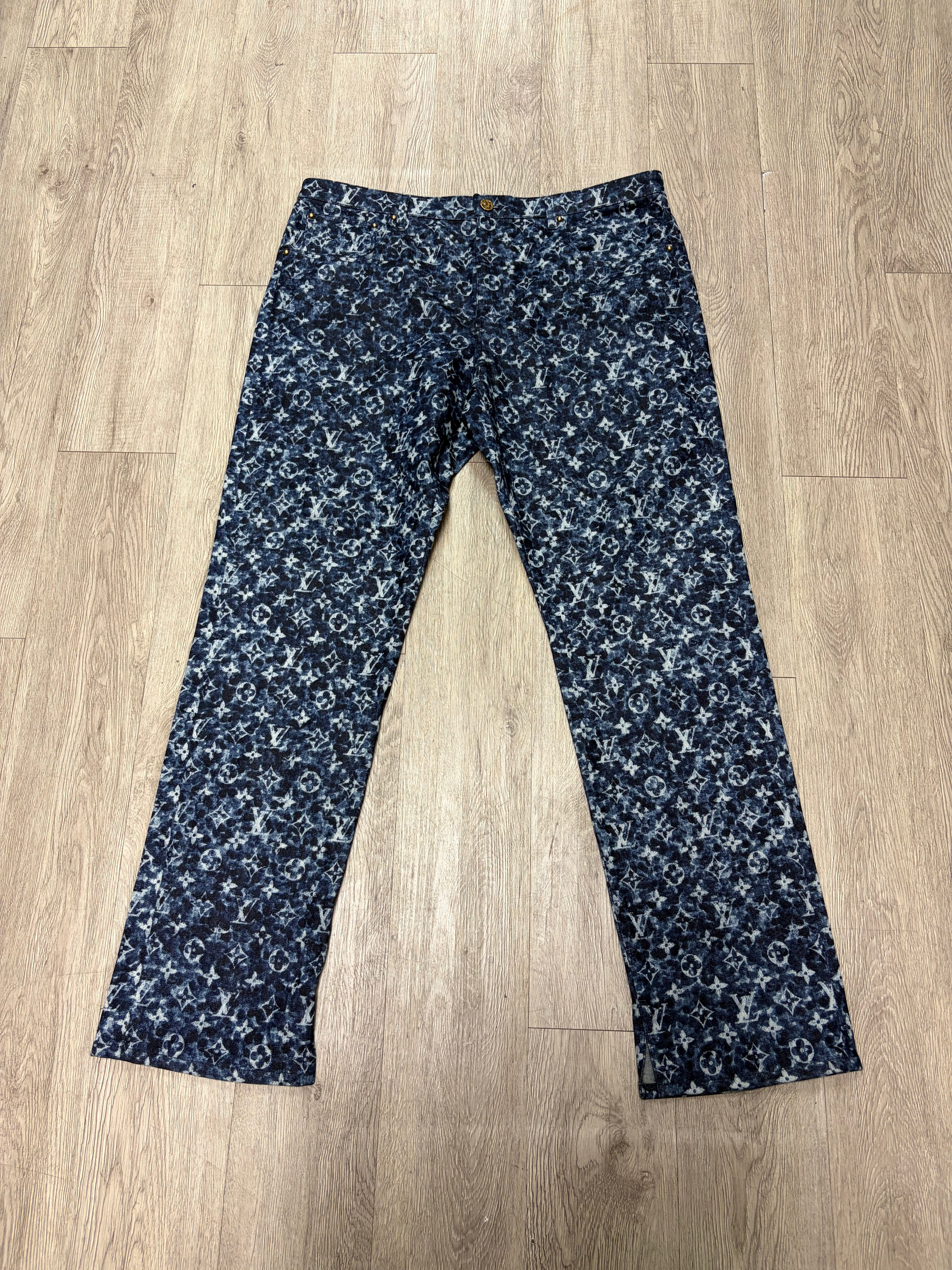 Louis Vuitton Pointillism Monogram Jeans