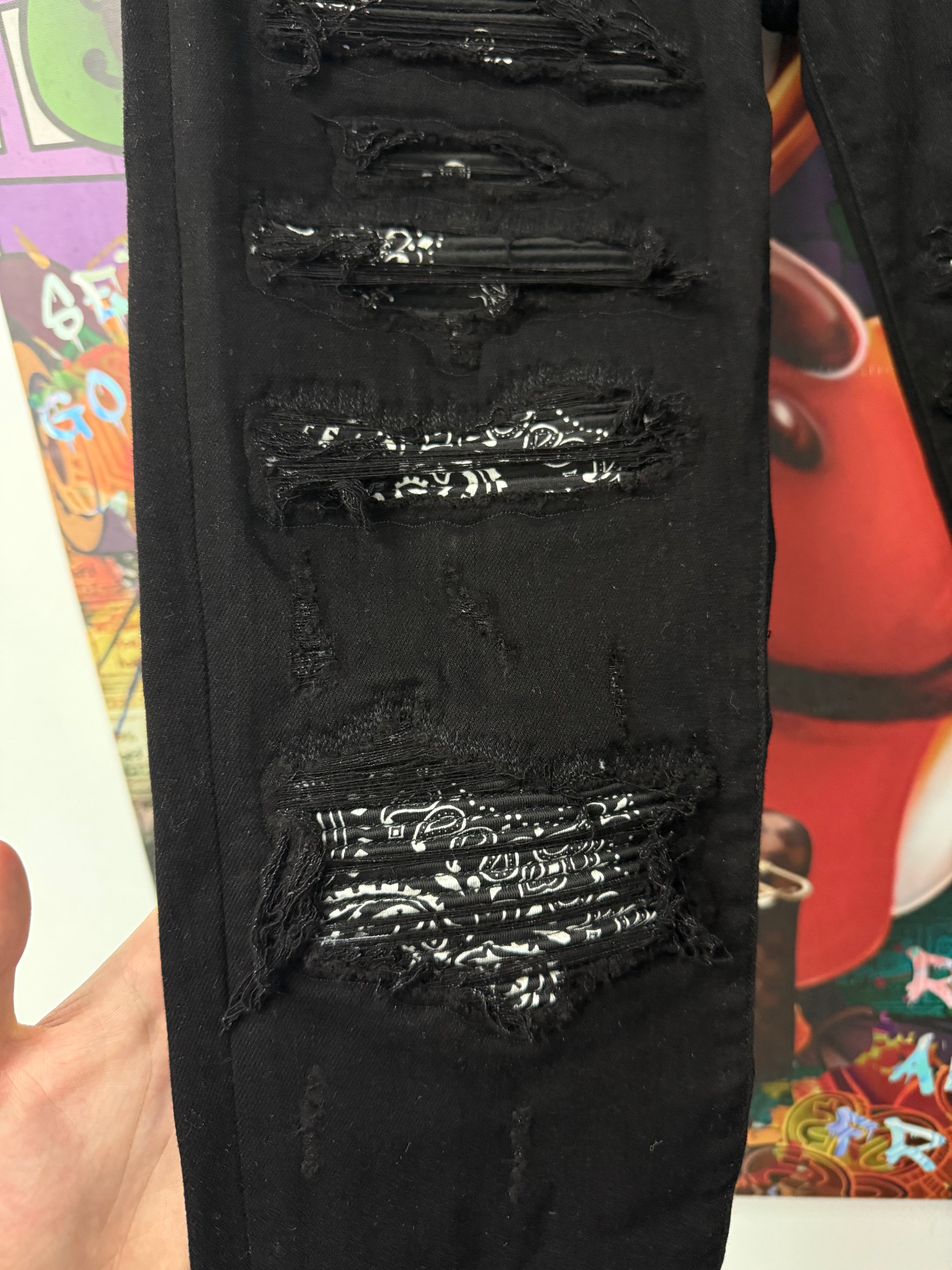 Amiri Black Bandana Thrasher