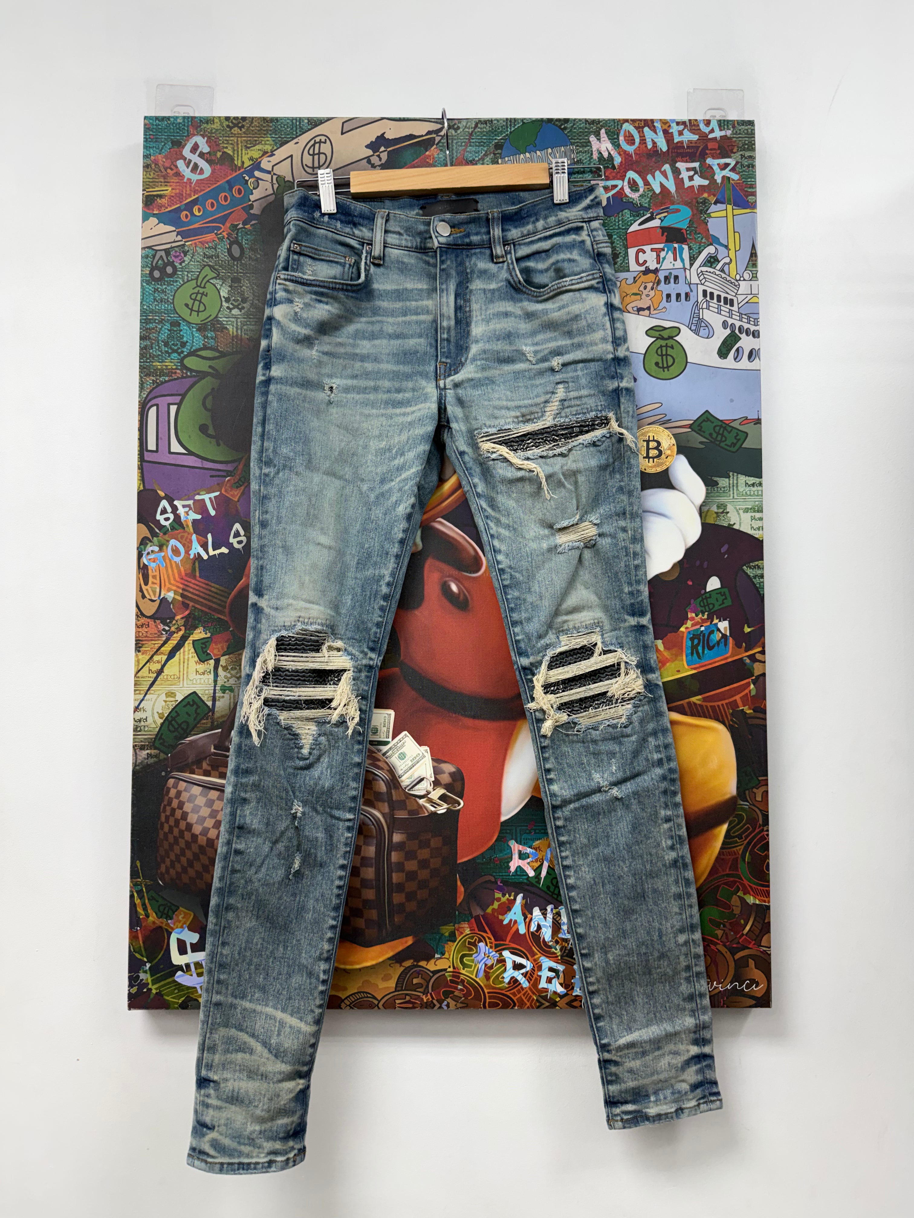 Amiri MX1 Vintage Paisley Jeans