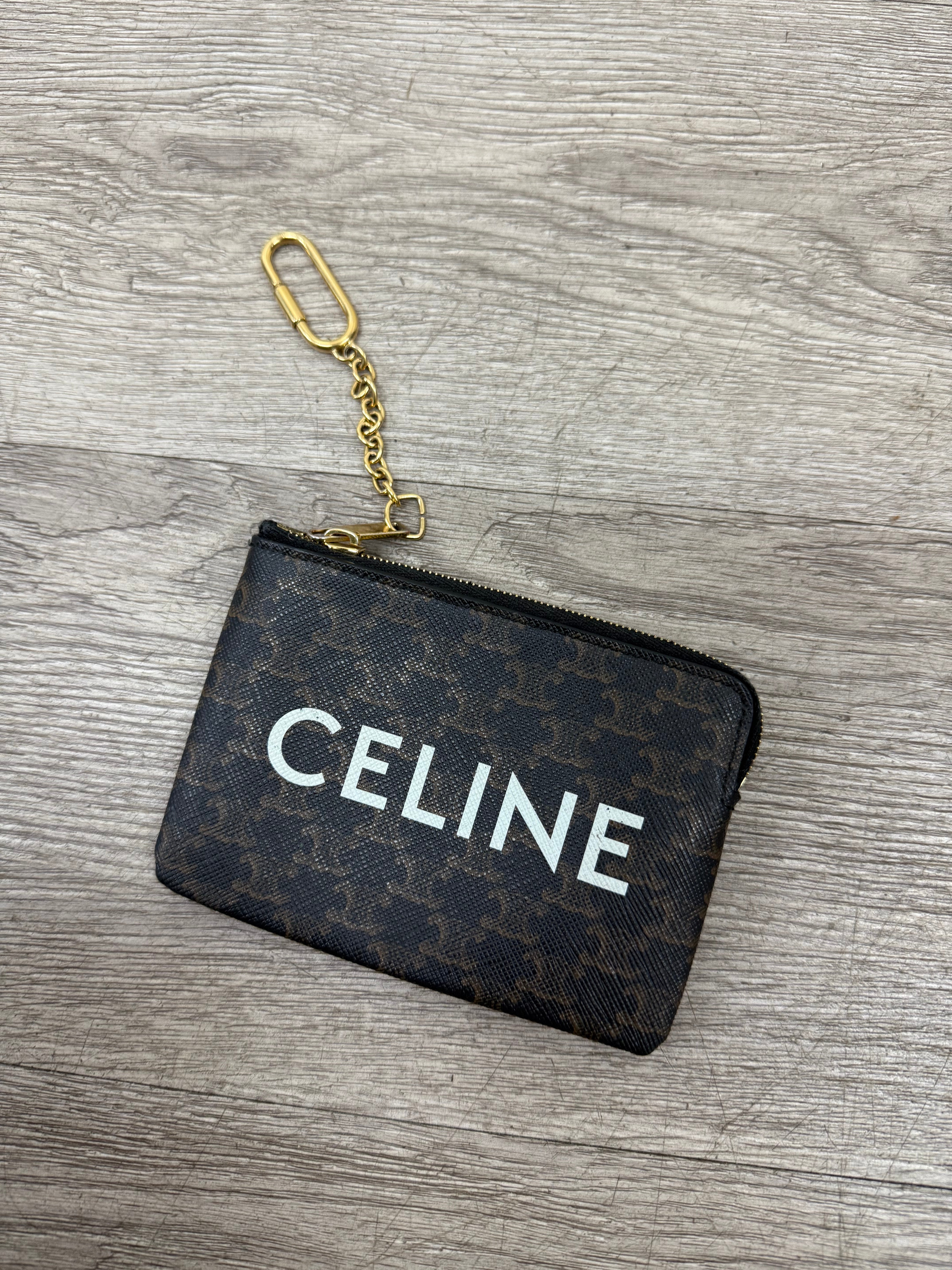 Celine Monogram Coin Pouch Bag