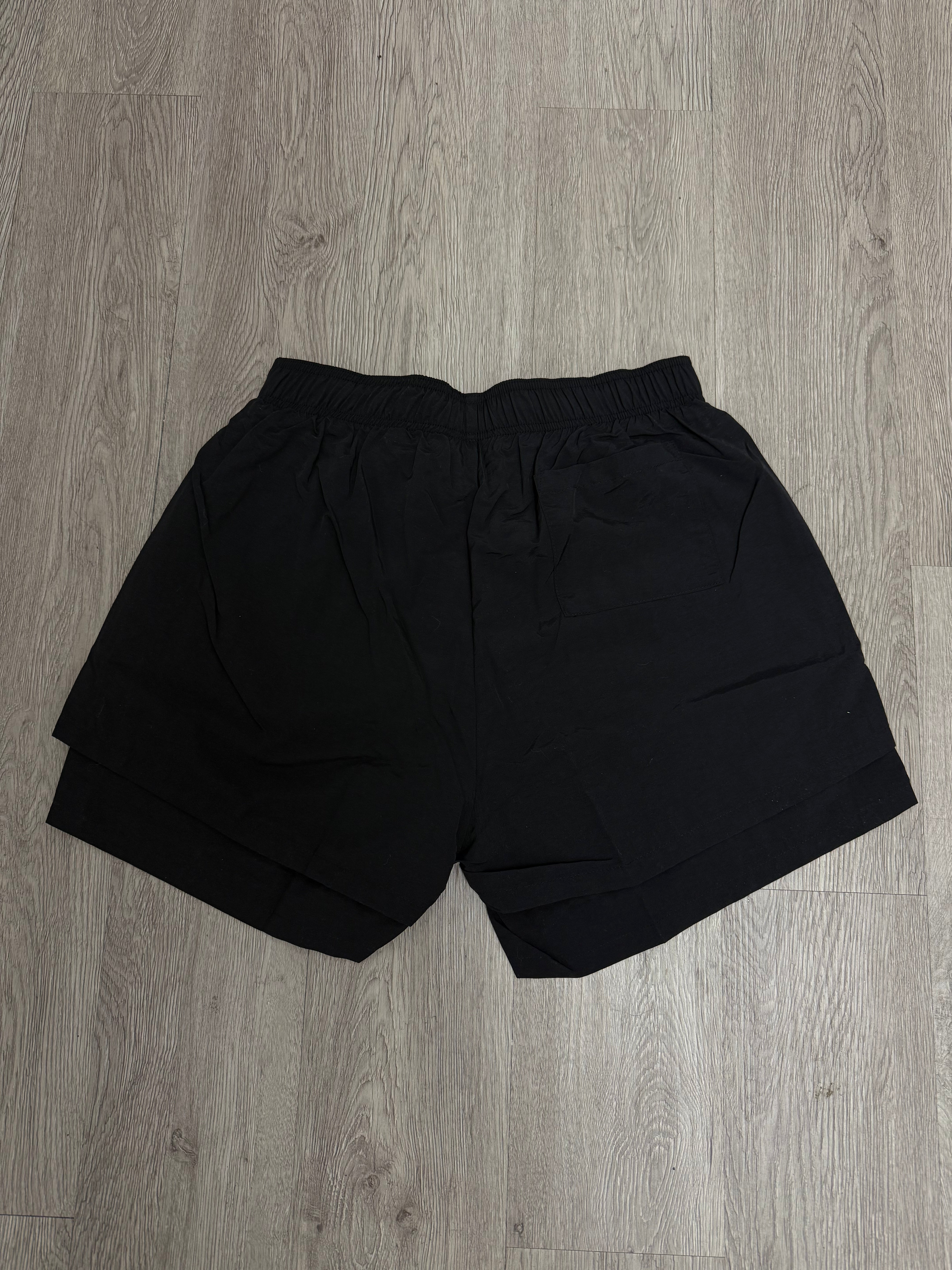 Sp5der Pro Double Layer Shorts Black