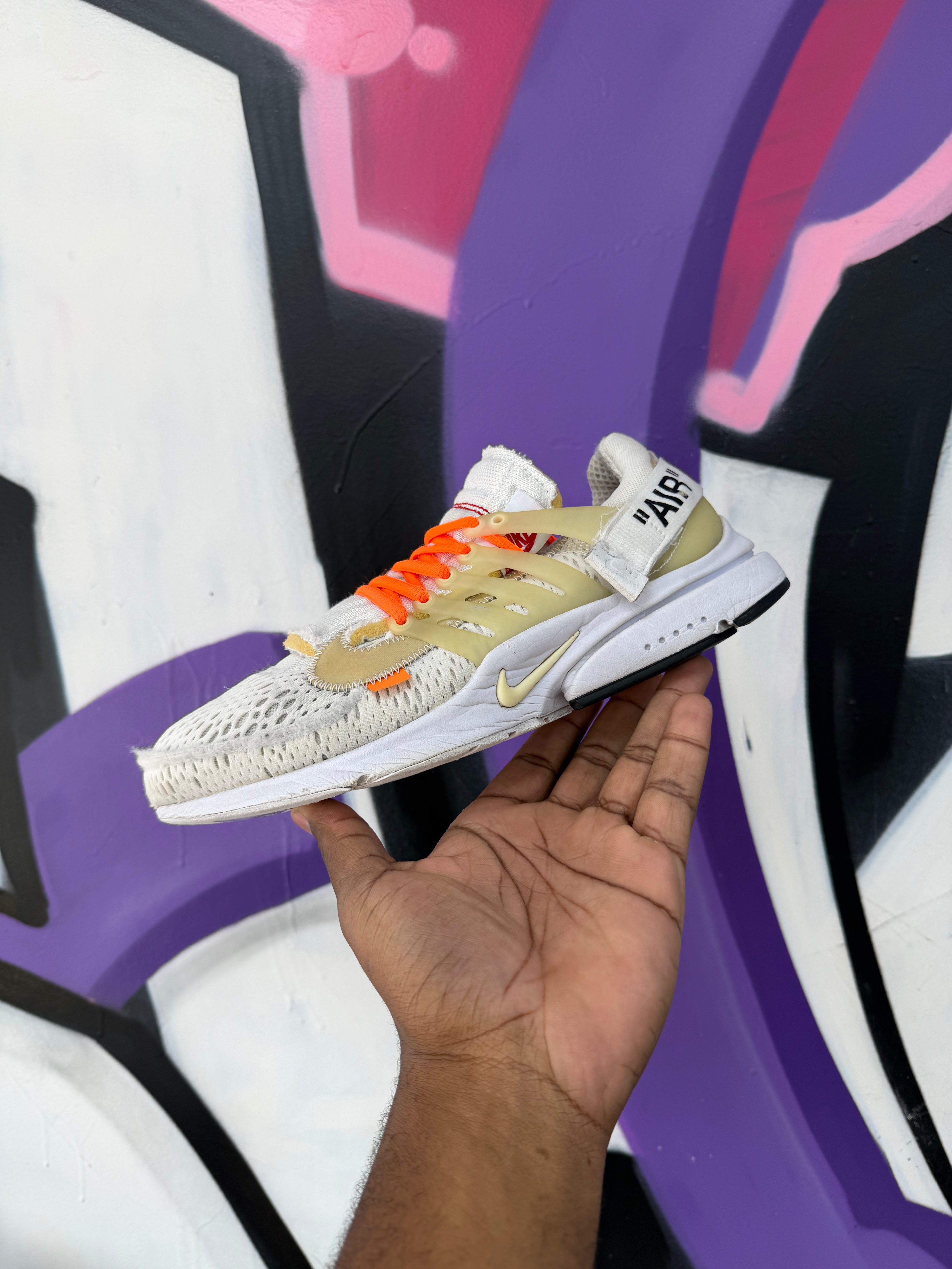 Nike Off White Presto White Sneakers (No Insoles)