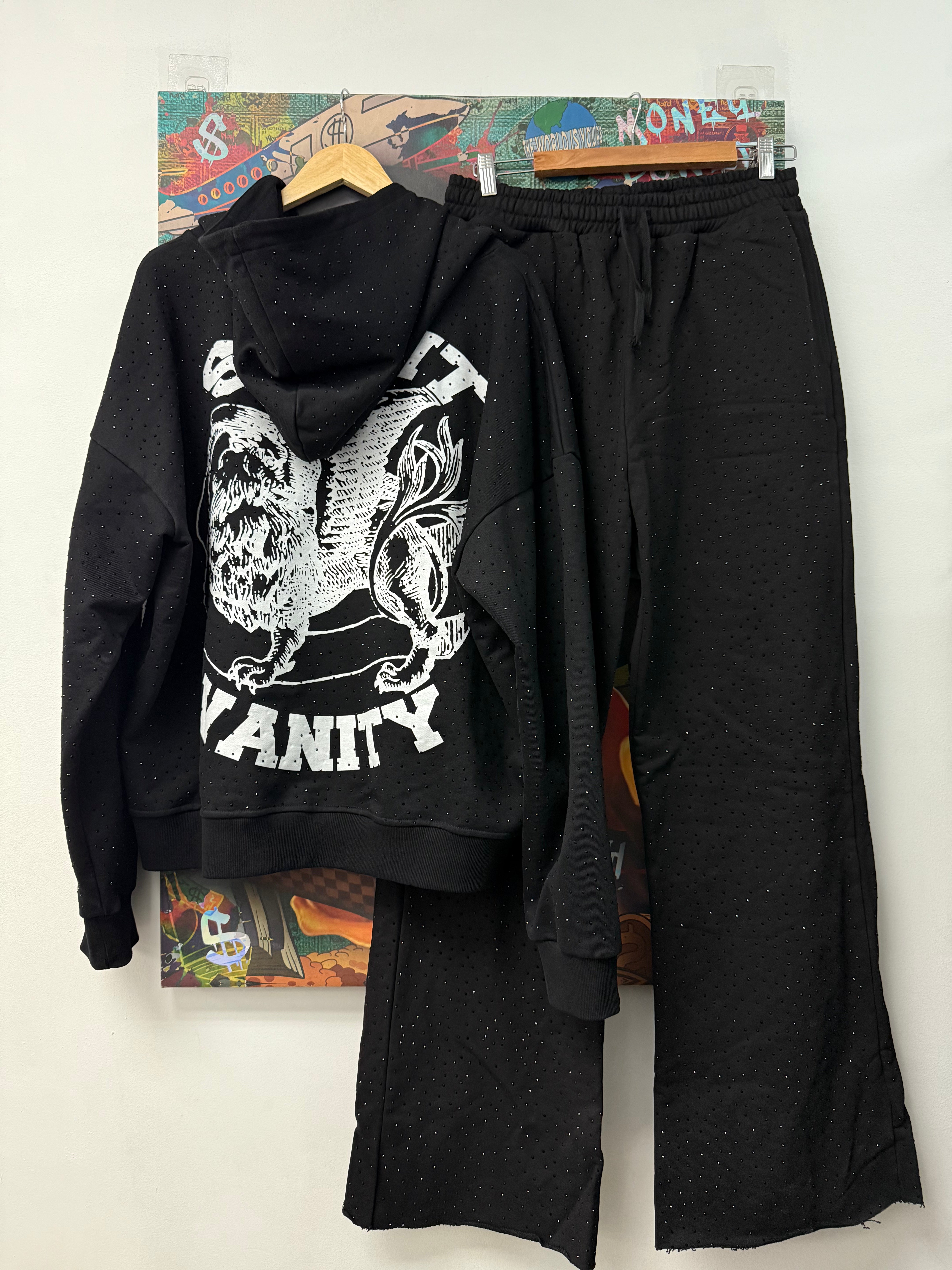 Saint Vanity Black Oreo Sweatsuit