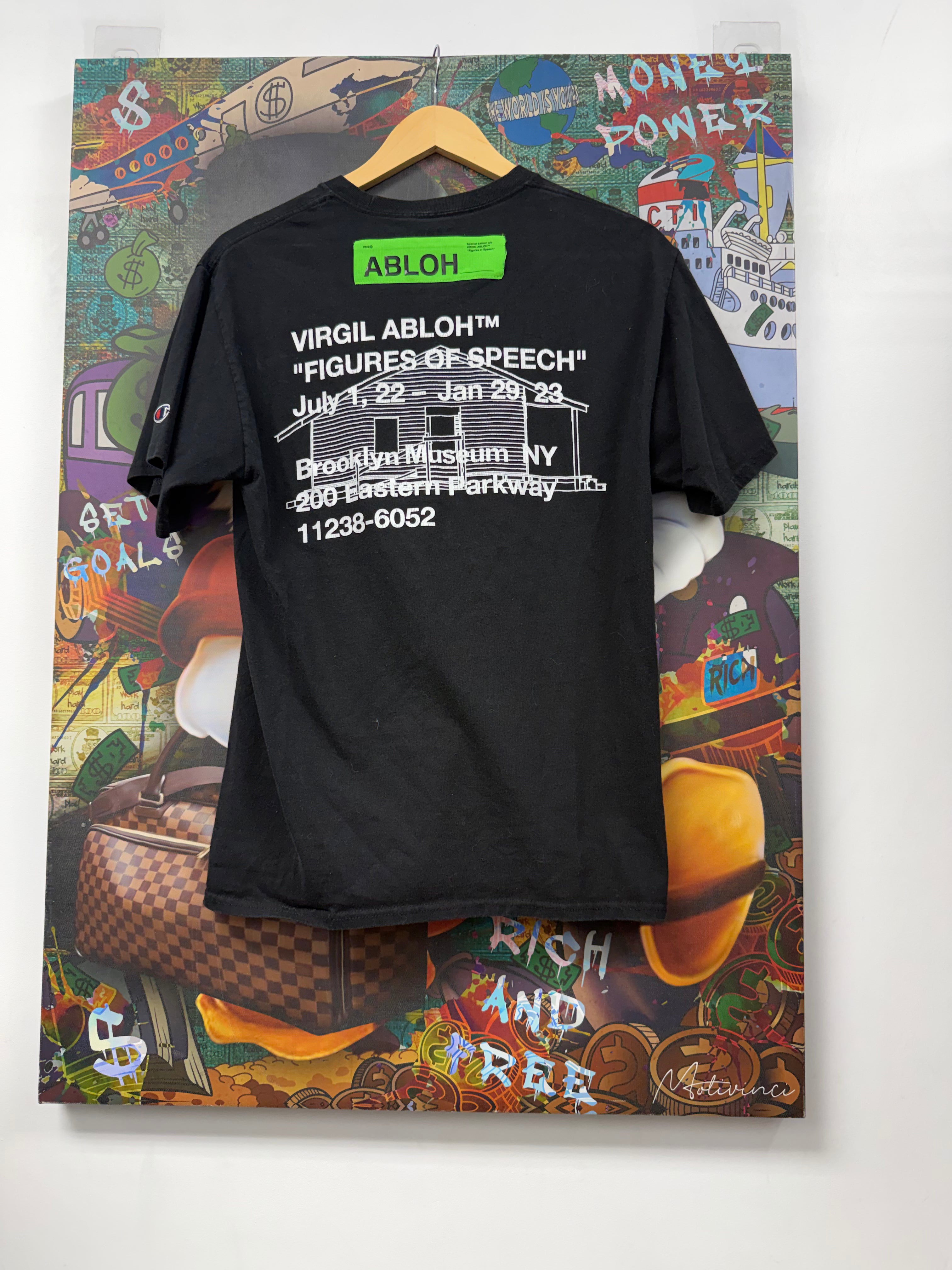 Champion x Abloh Black Green Tee