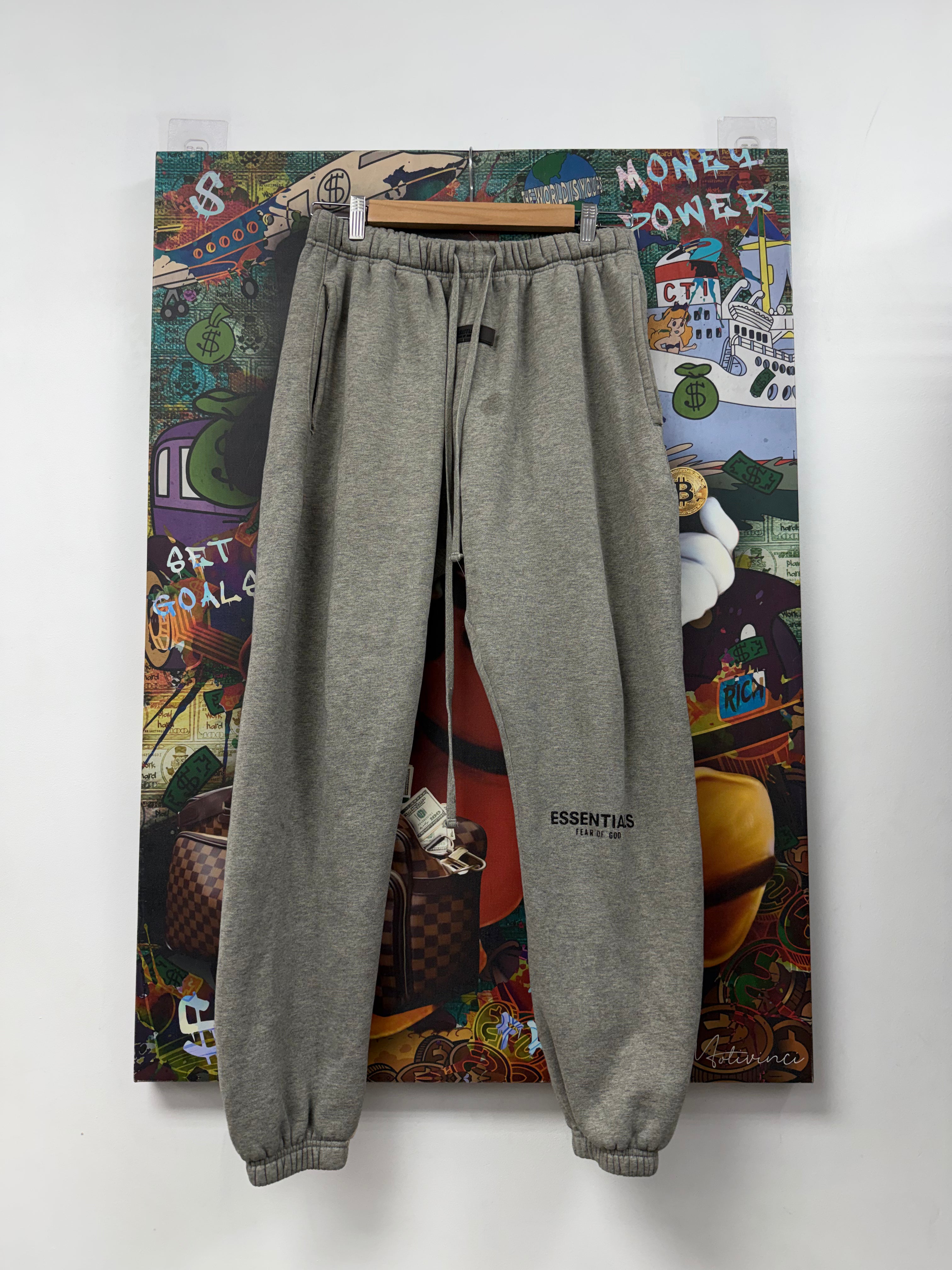 Essentials Dark Oatmeal Sweats