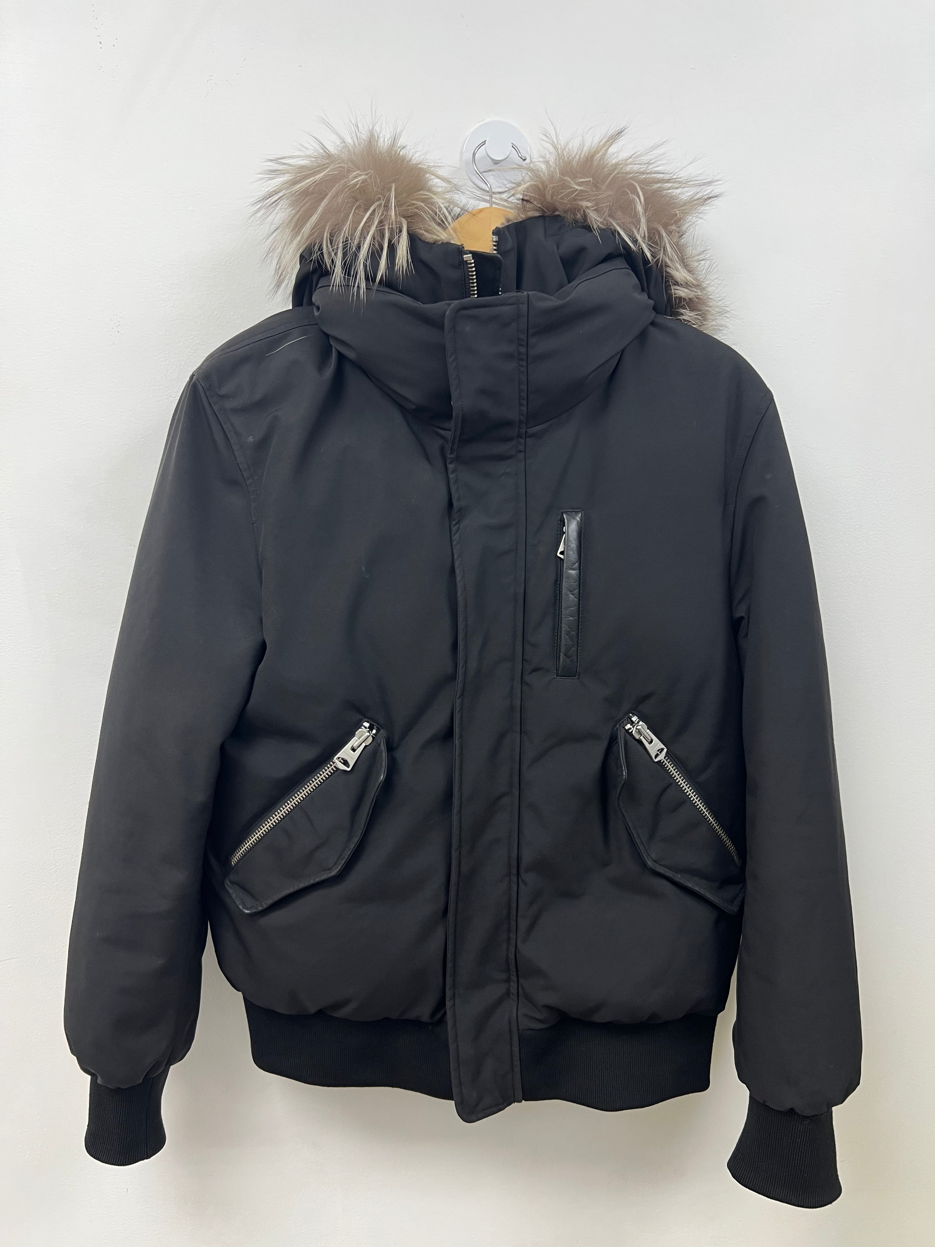 Mackage Edward Dixon Black Fur Jacket