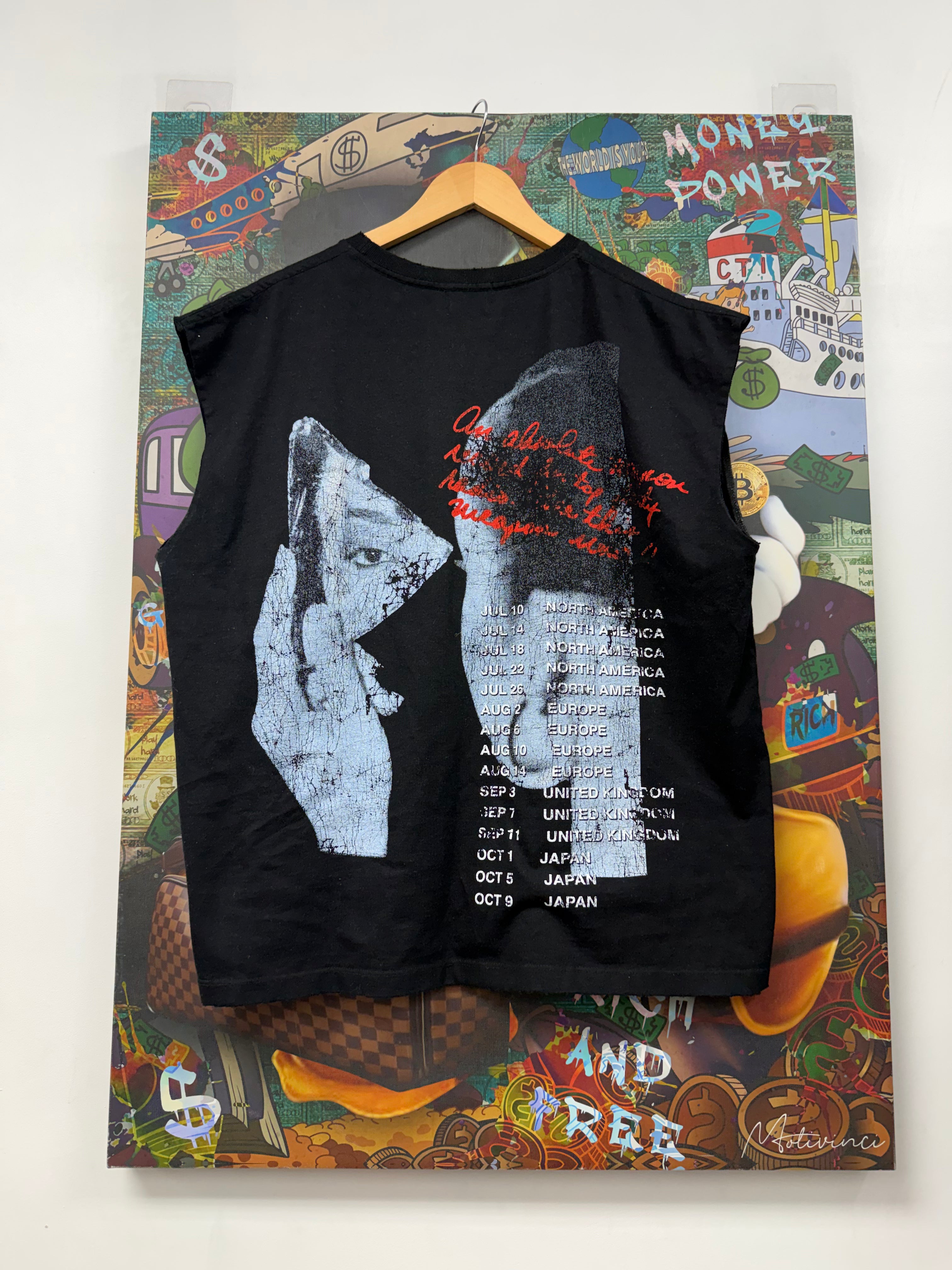 Lost Intricacy Black Sade Sleeveless Tee