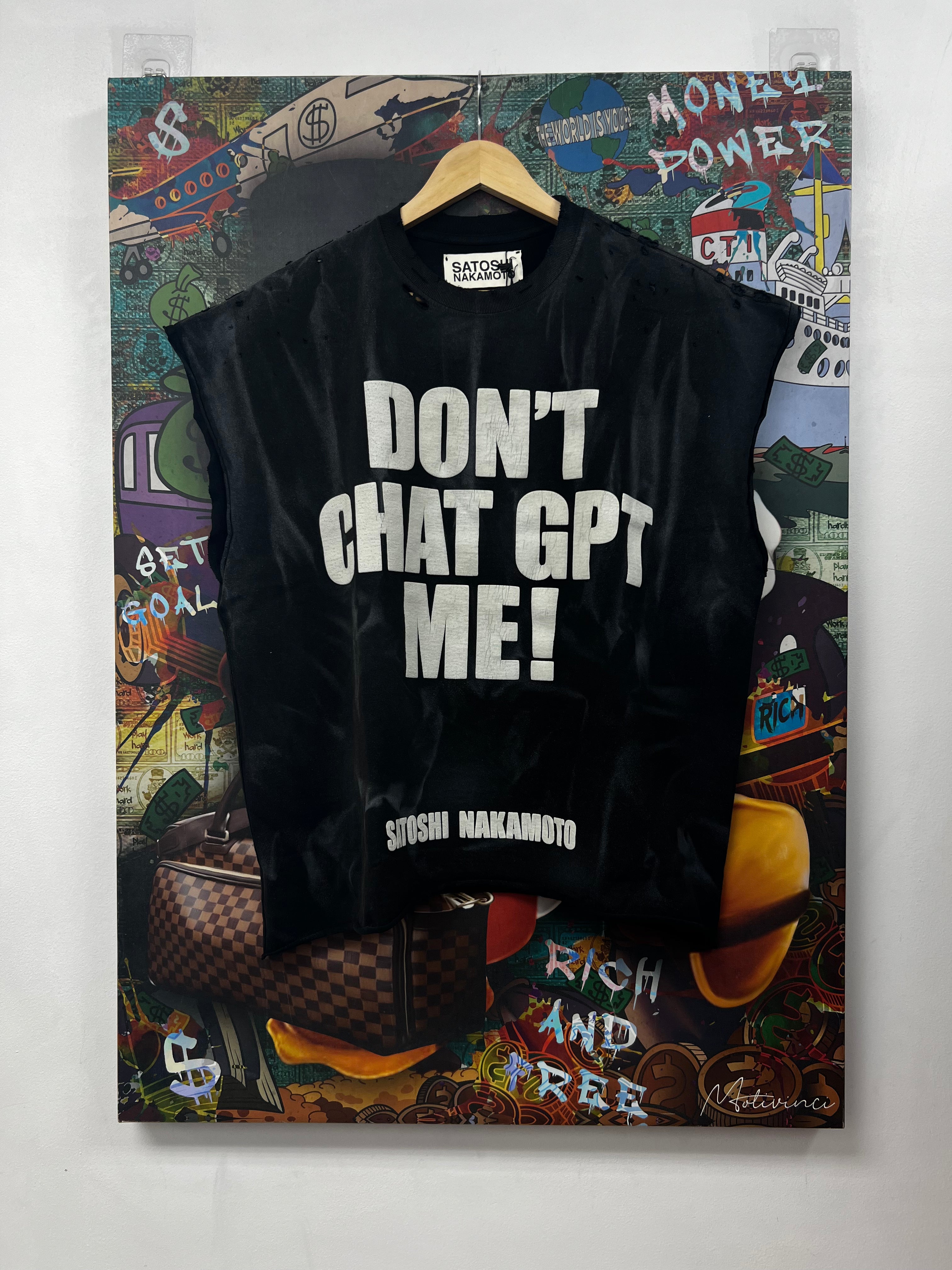 Satoshi Nakamoto Dont Chat GPT Me! Sleeveless Tee