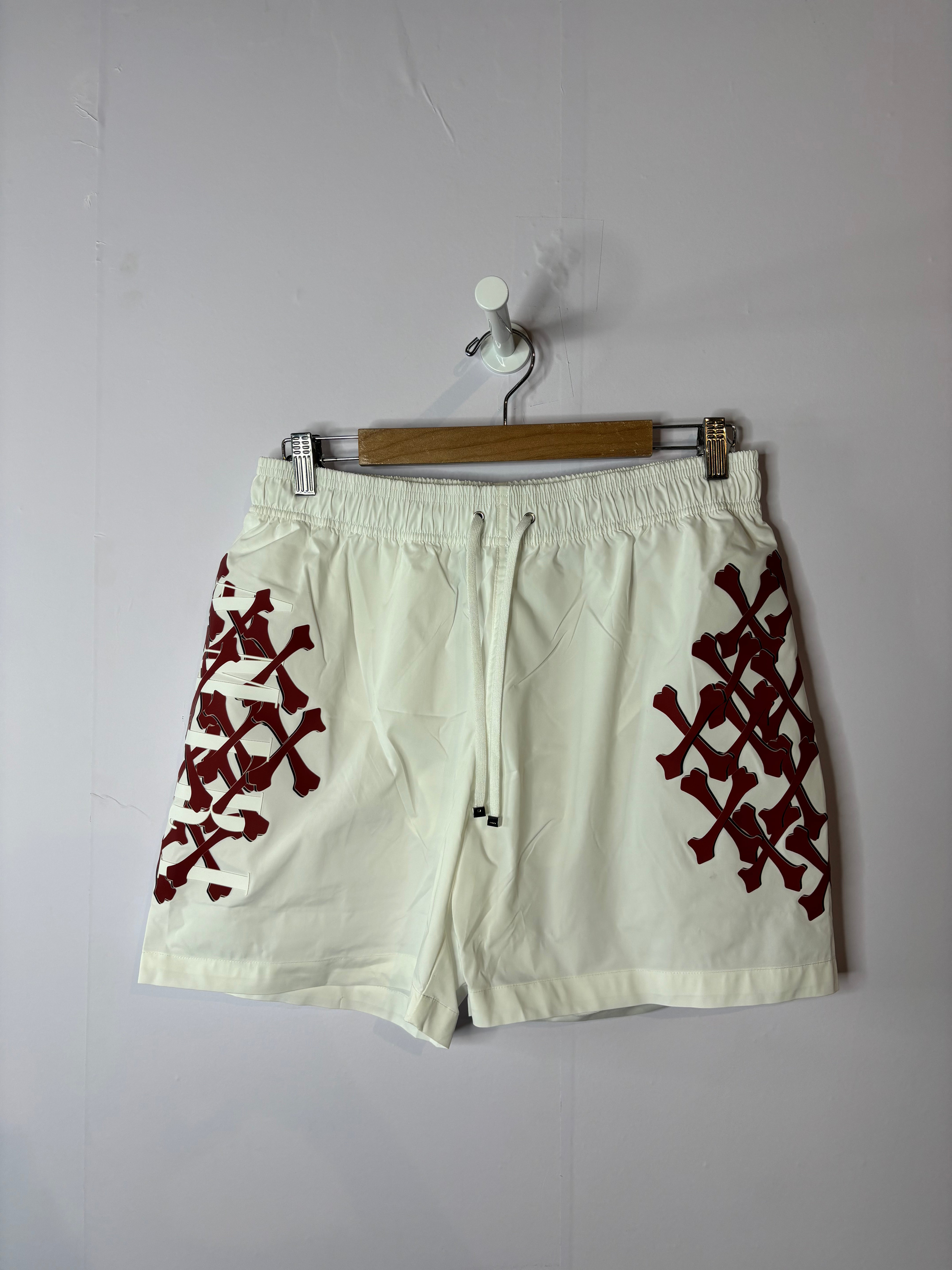 Amiri Bone Swimshort White