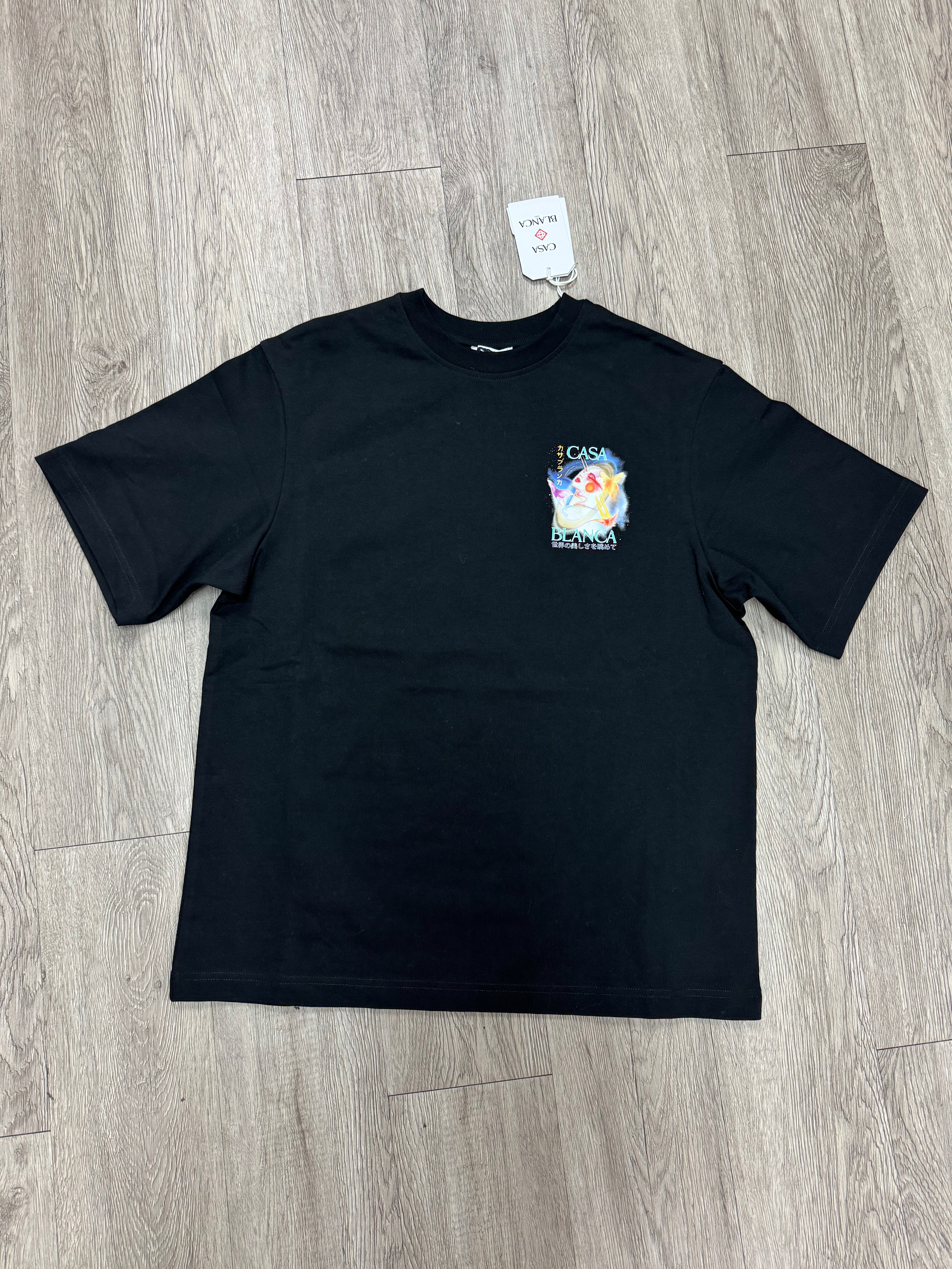 Casablanca Black Galactic Connection Tee
