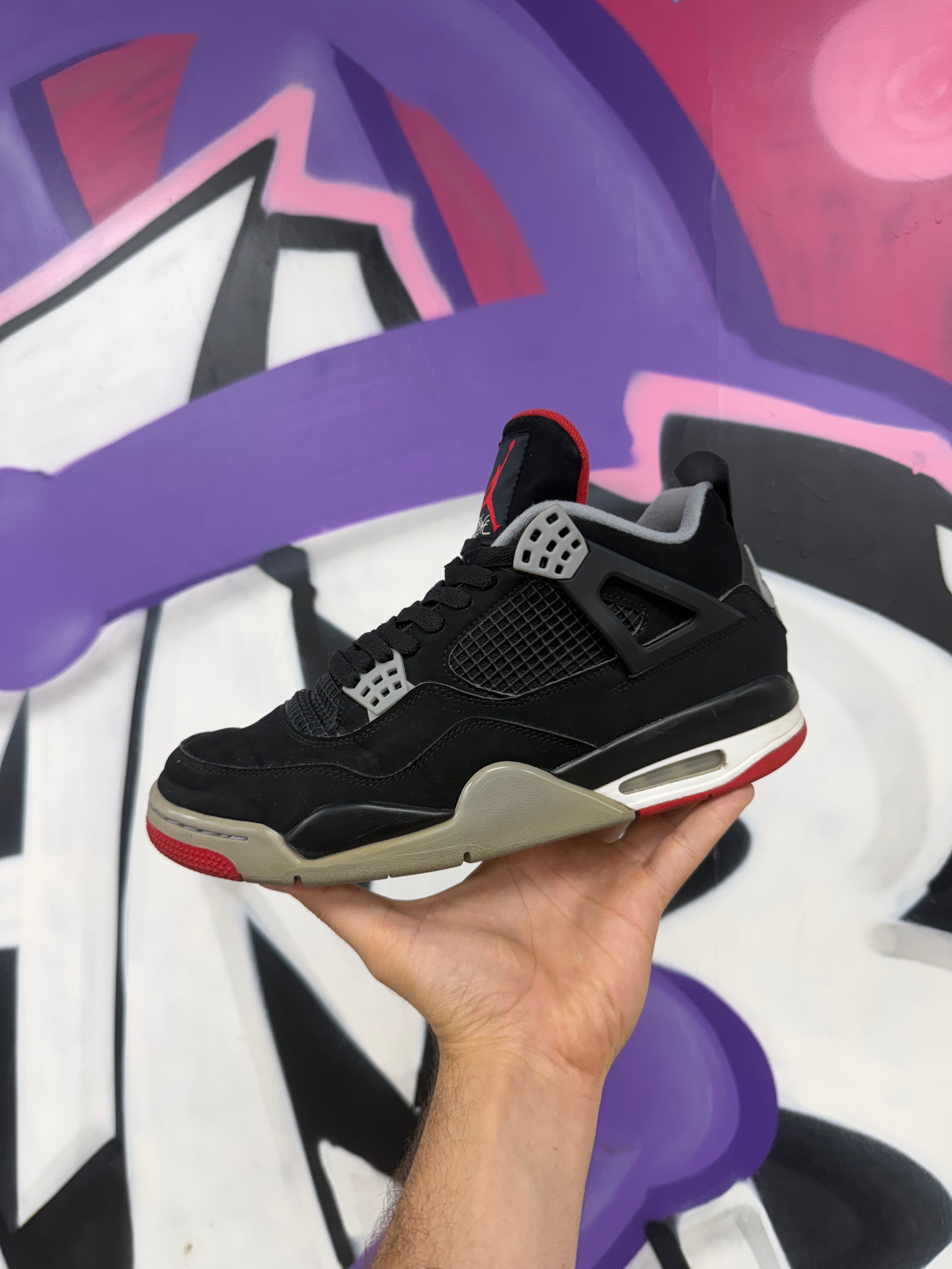 Jordan 4 Bred Sneakers