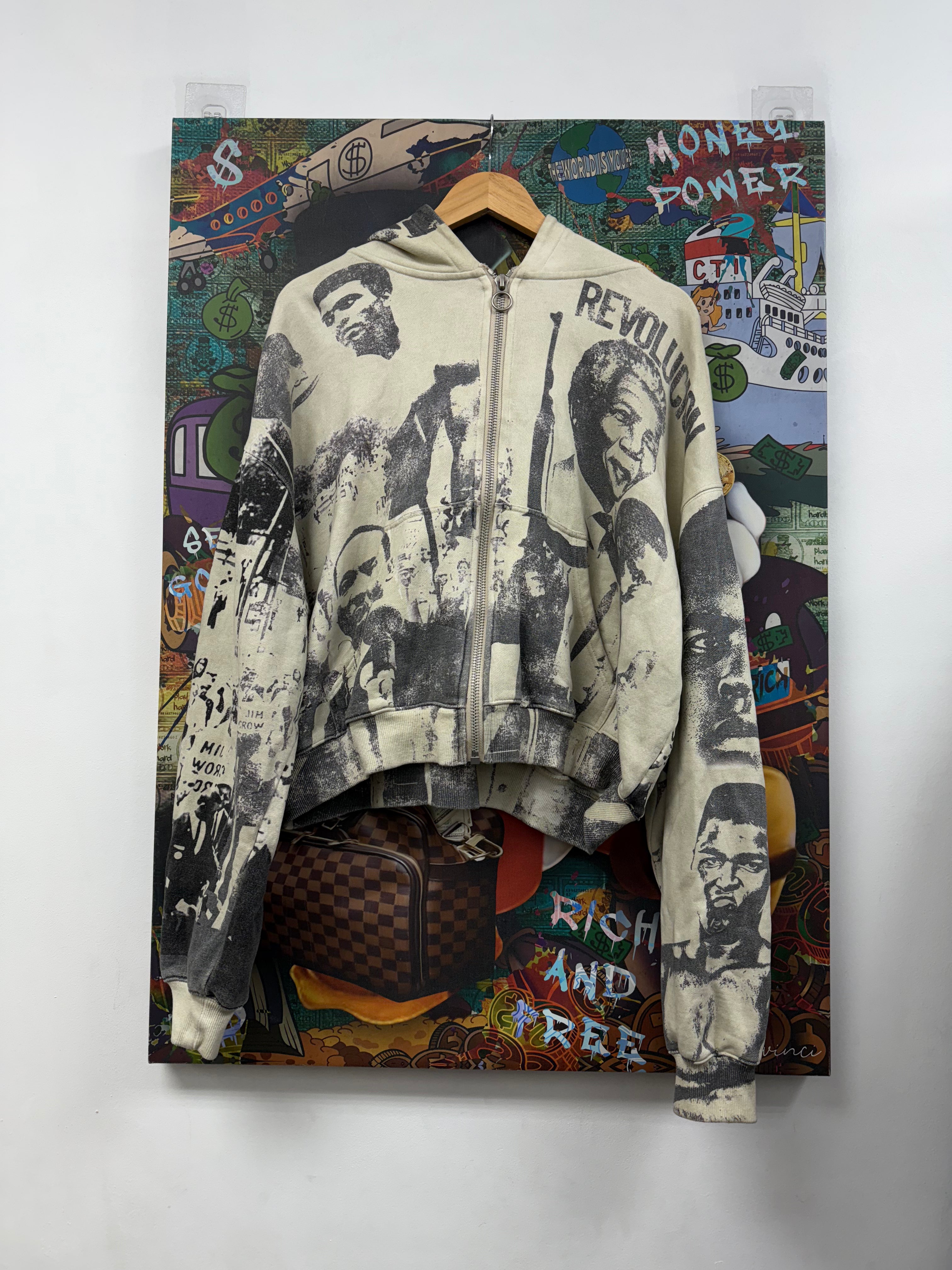 Vale Light Olive Monument Zip Up