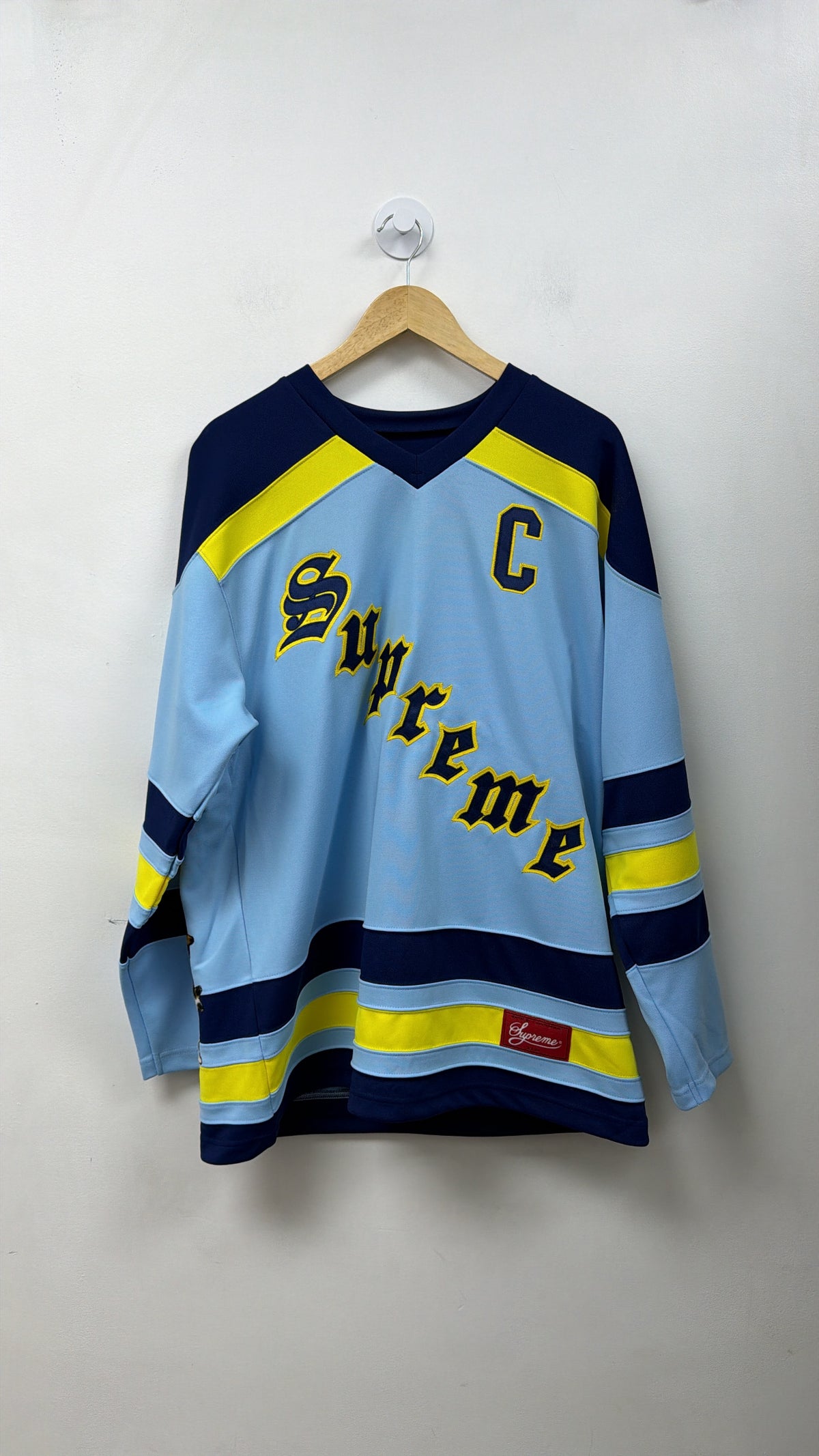 Supreme Blue Fire And Ice Hockey Jersey