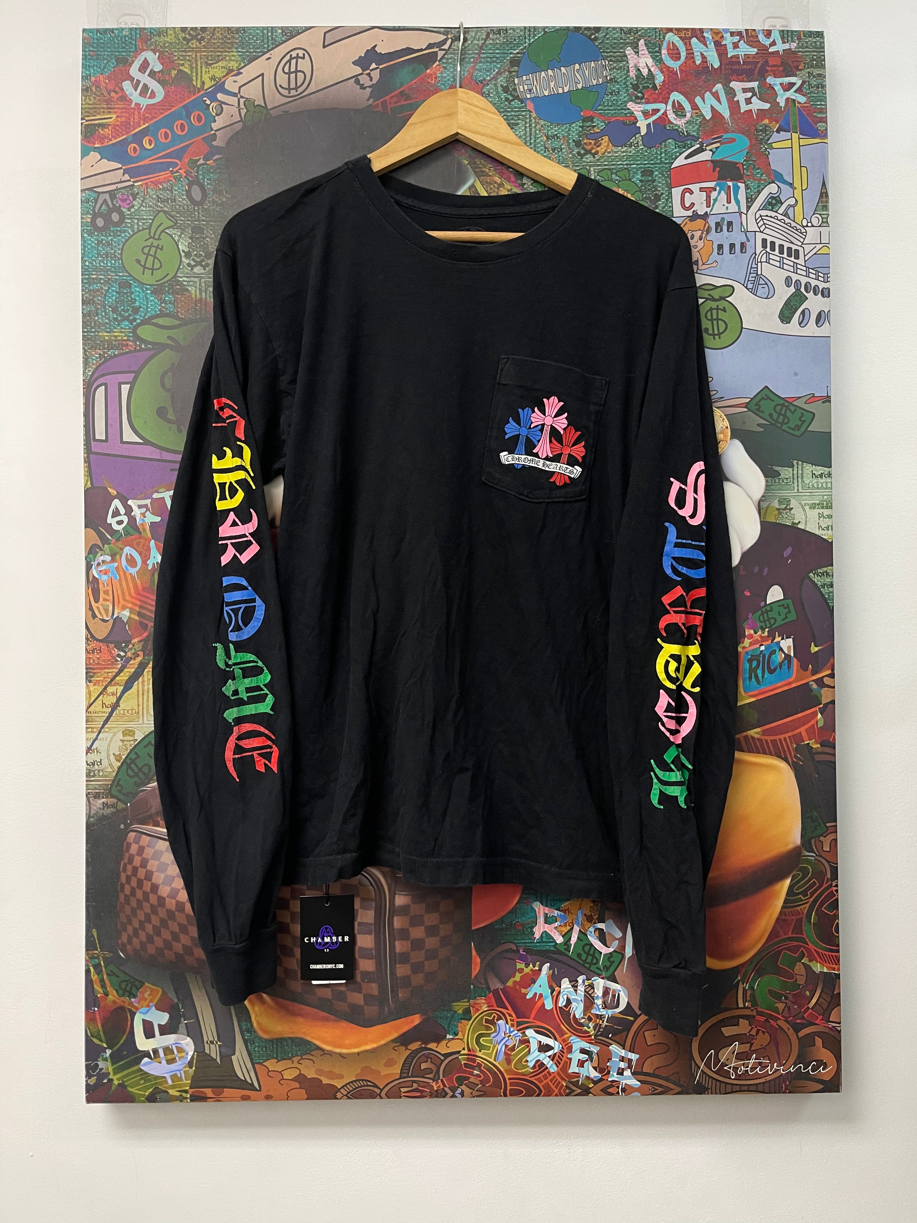 Chrome Hearts Black Multi Cross Long Sleeve