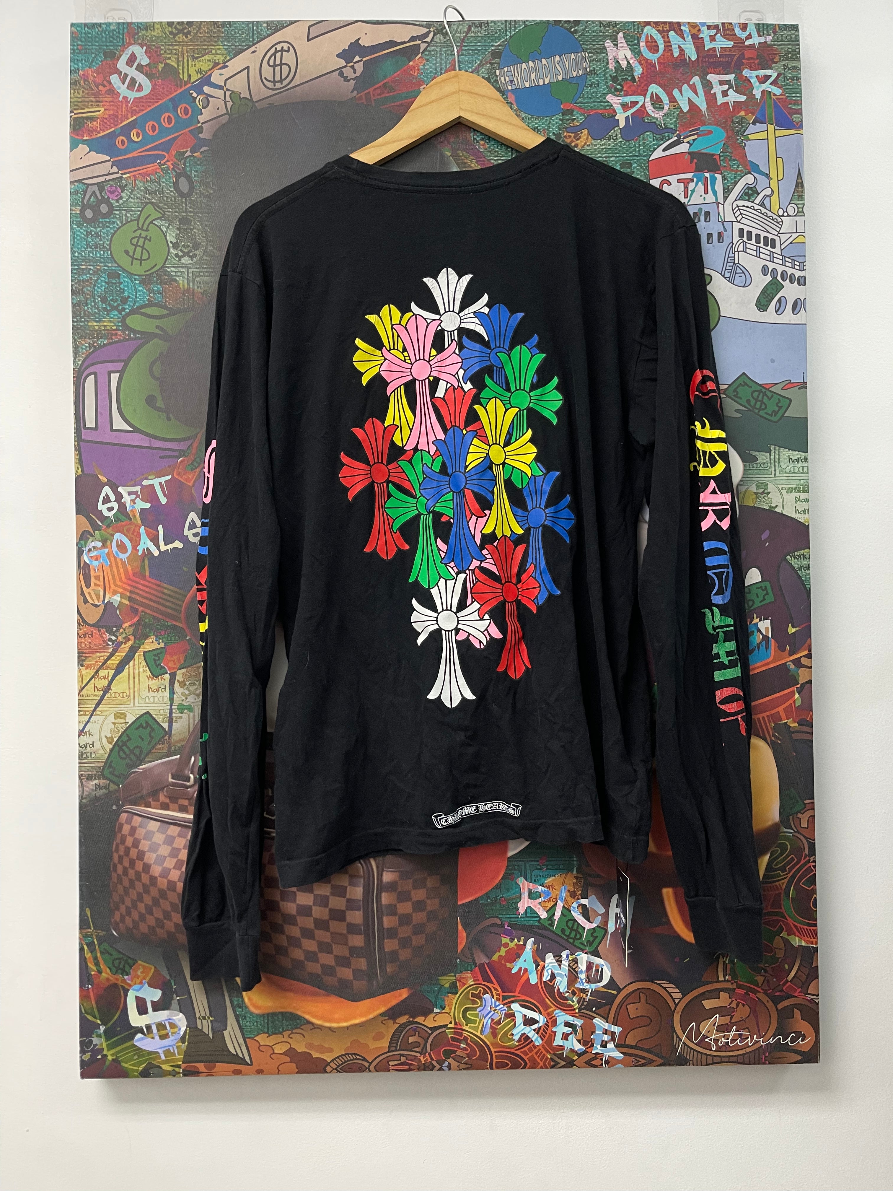 Chrome Hearts Black Multi Cross Long Sleeve