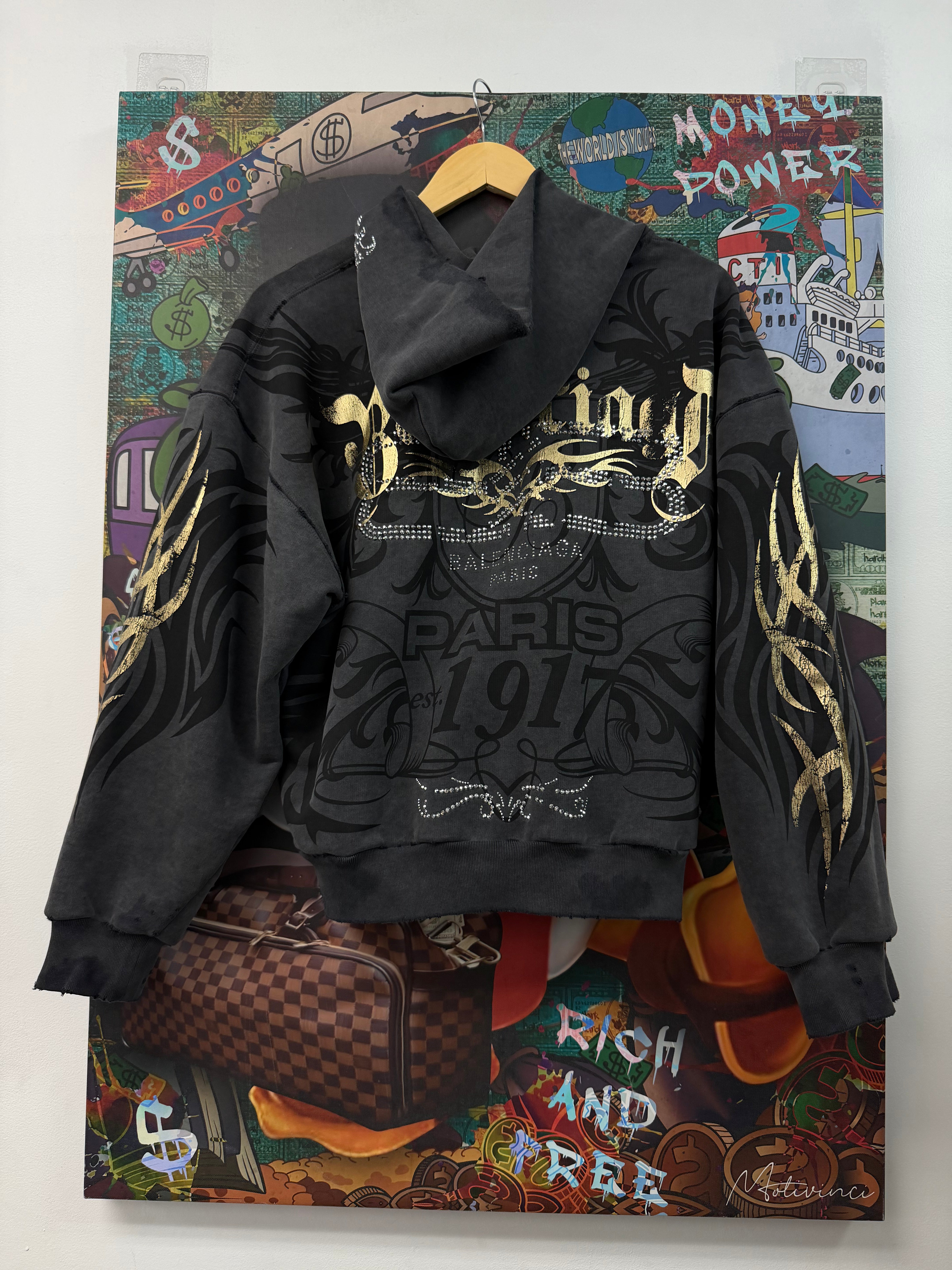 Balenciaga Tacky Gold Zip Up