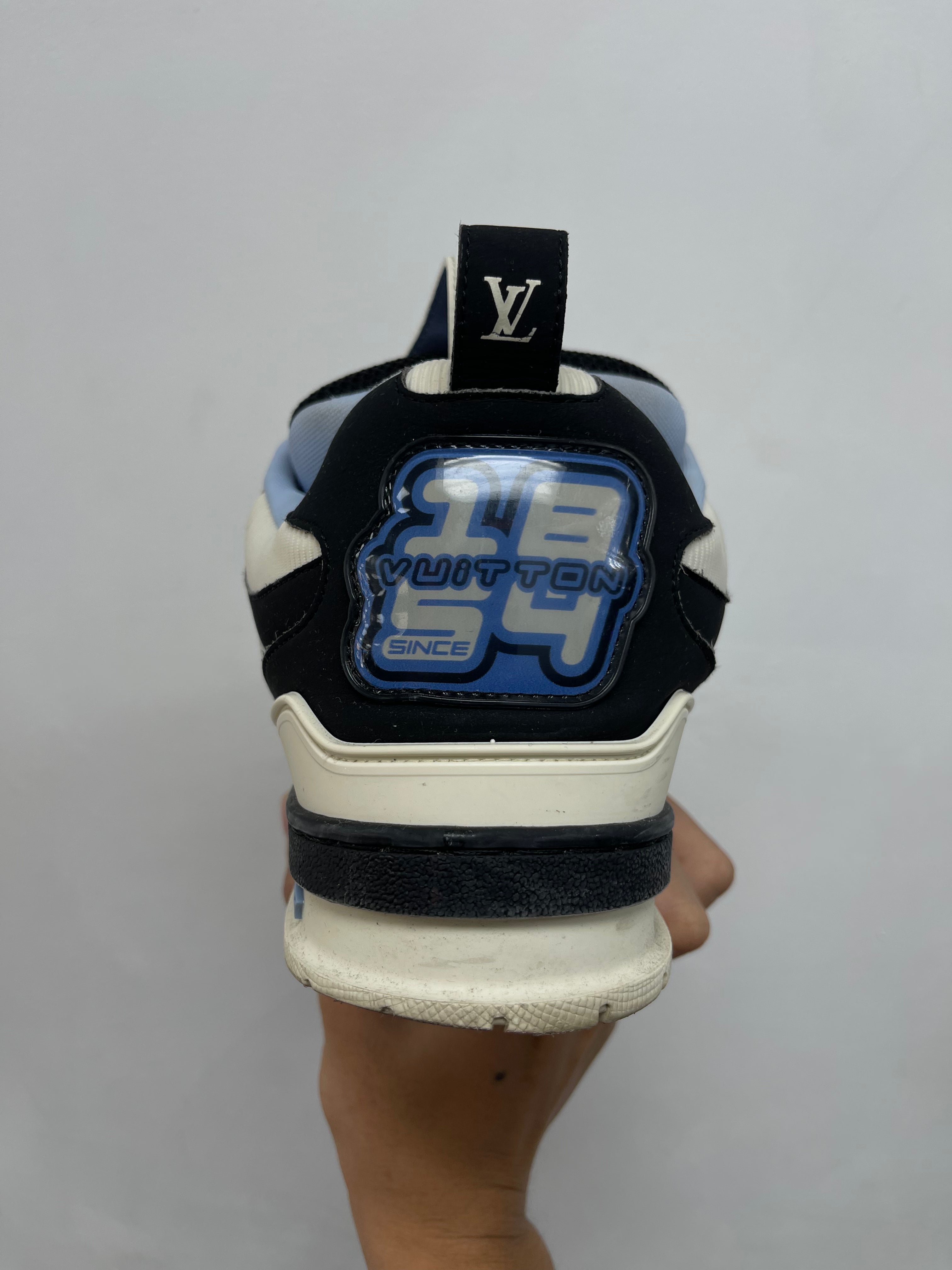 Louis Vuitton Black Blue Skate Sneakers