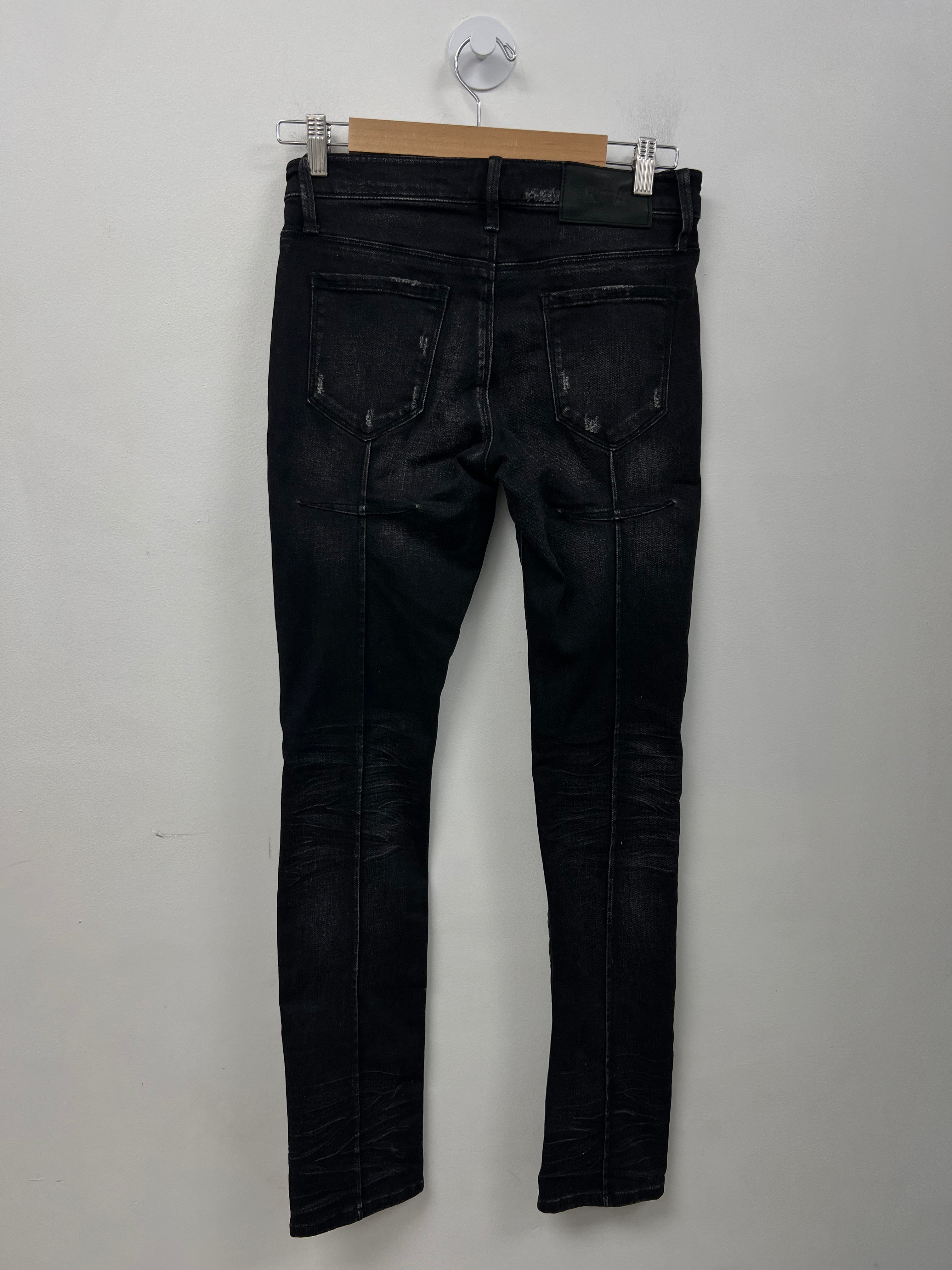 RTA Black Faded Plain Jeans