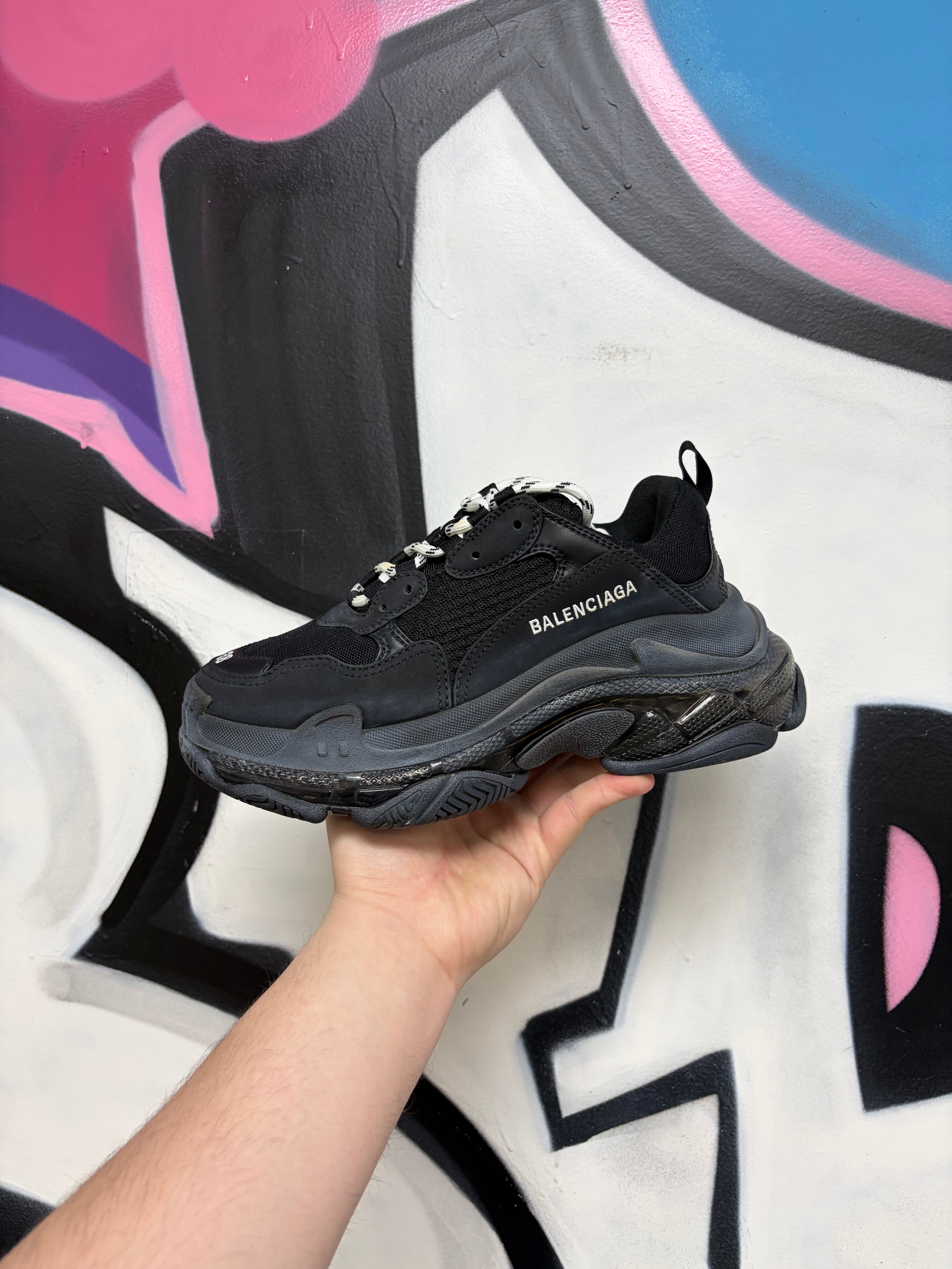 Balenciaga Triple S Black Sneakers