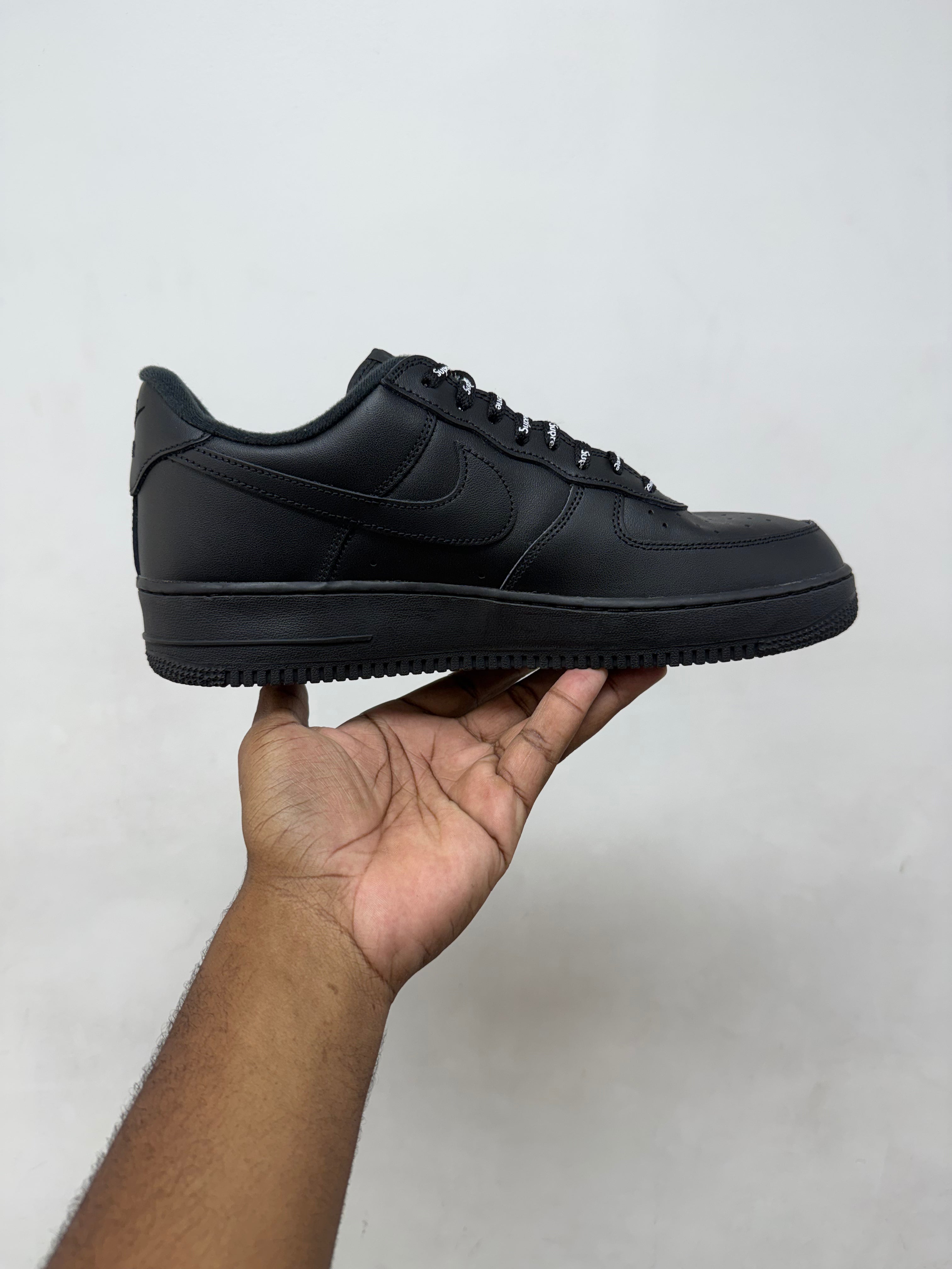 Nike Supreme AF1 Black Sneakers