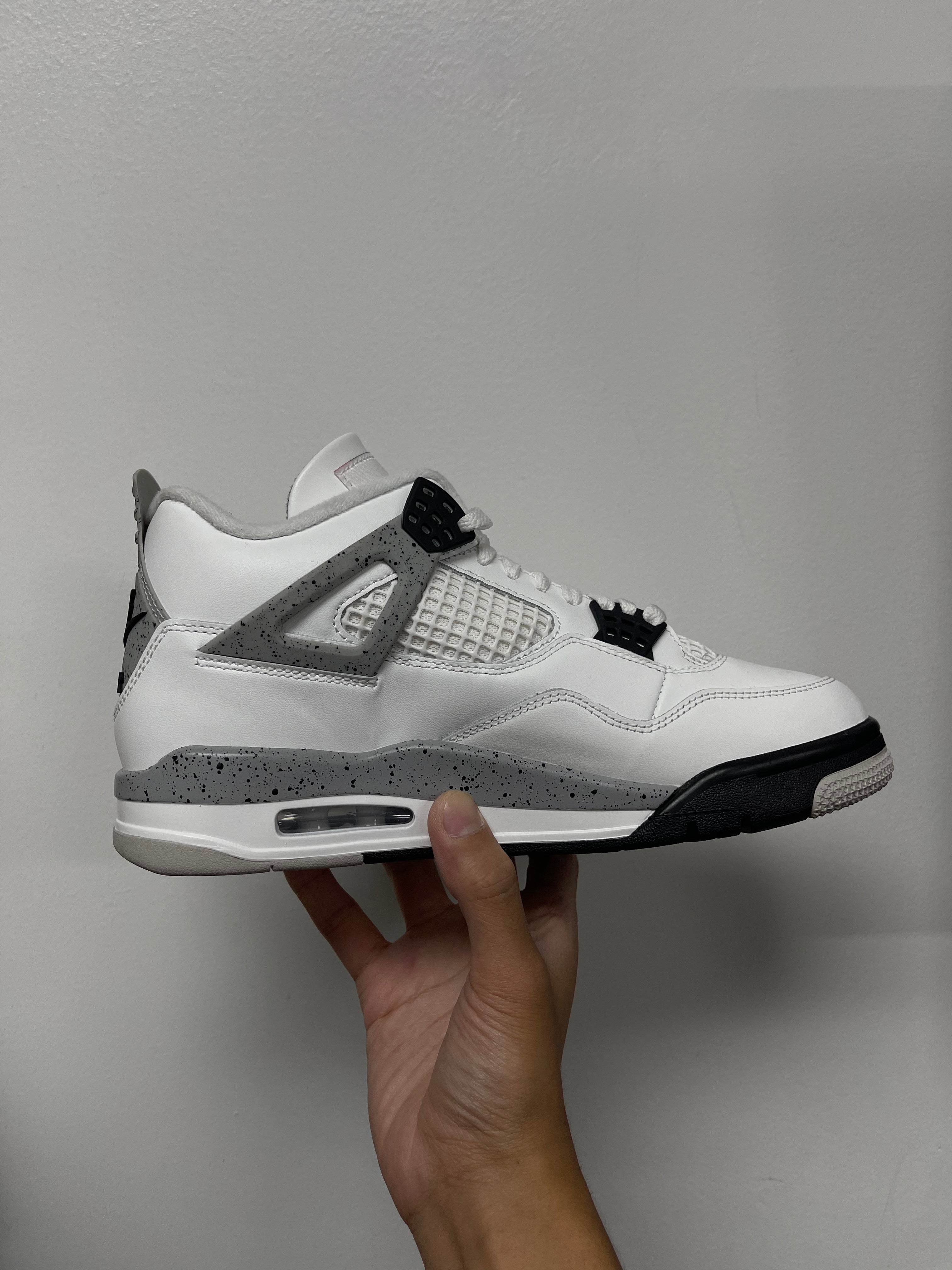 Jordan 4 White Cement Sneakers