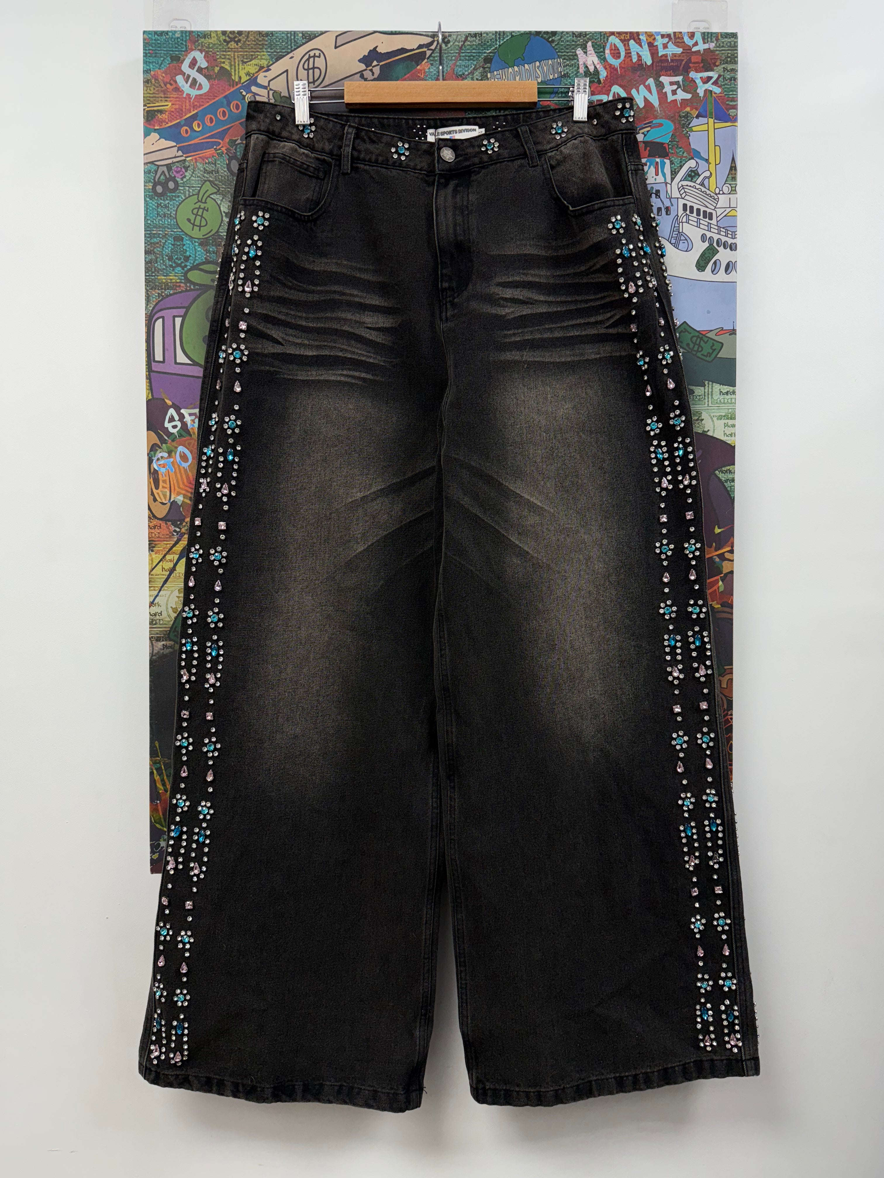 Vale Black Wash Candy Denim
