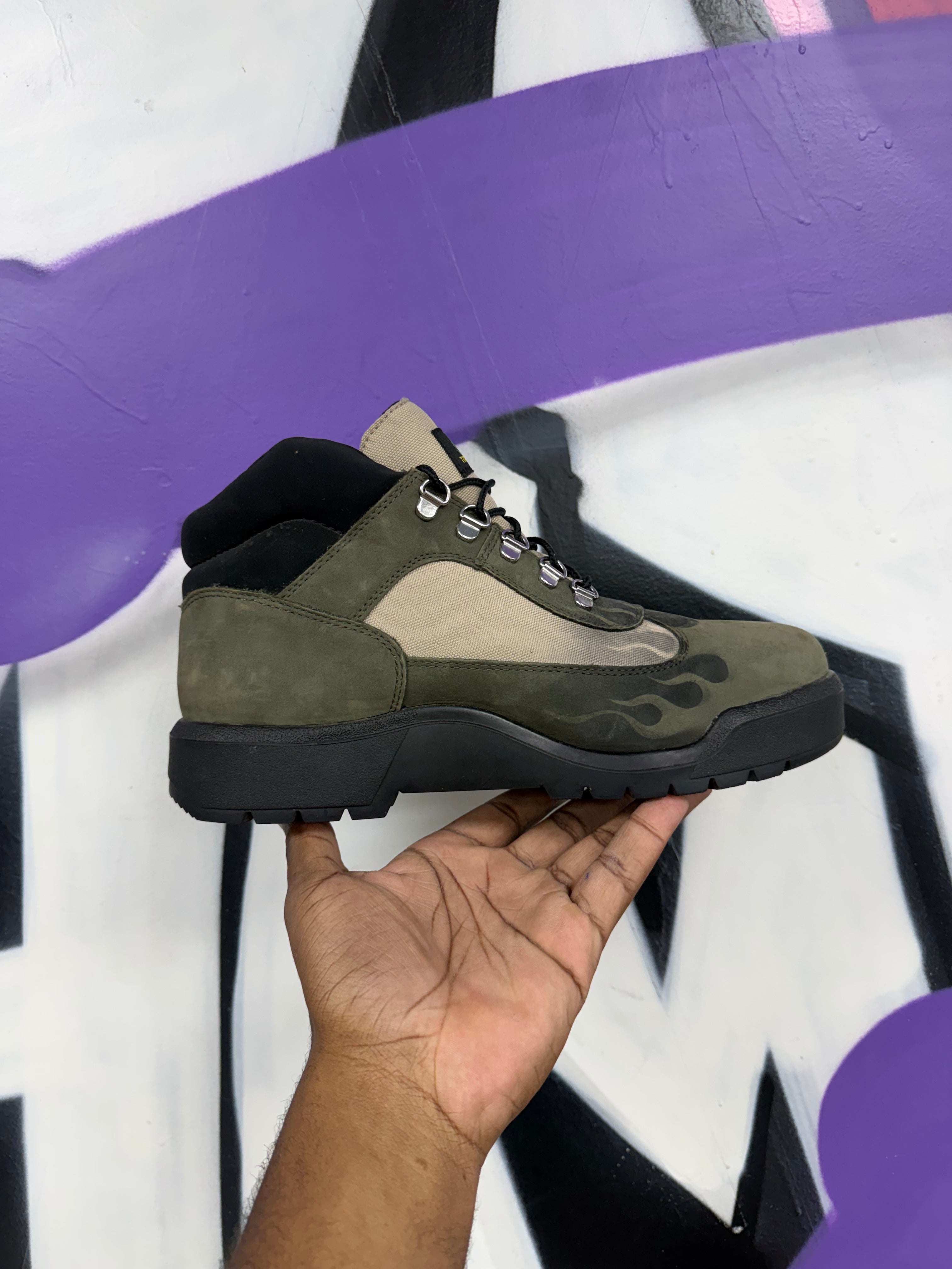 Loso Wav x Timberland Green Field Boots