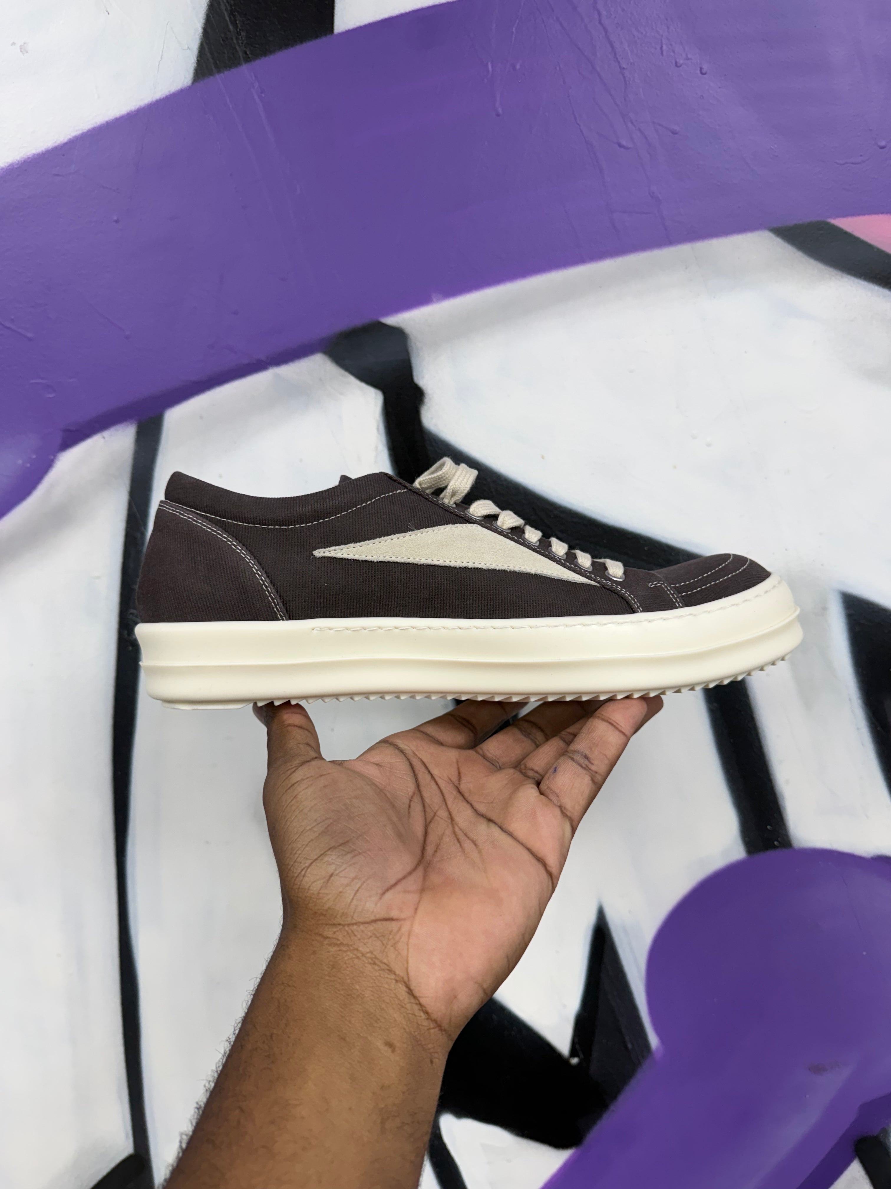 Rick Owens Grape Vintage DRKSHDW Low Sneakers