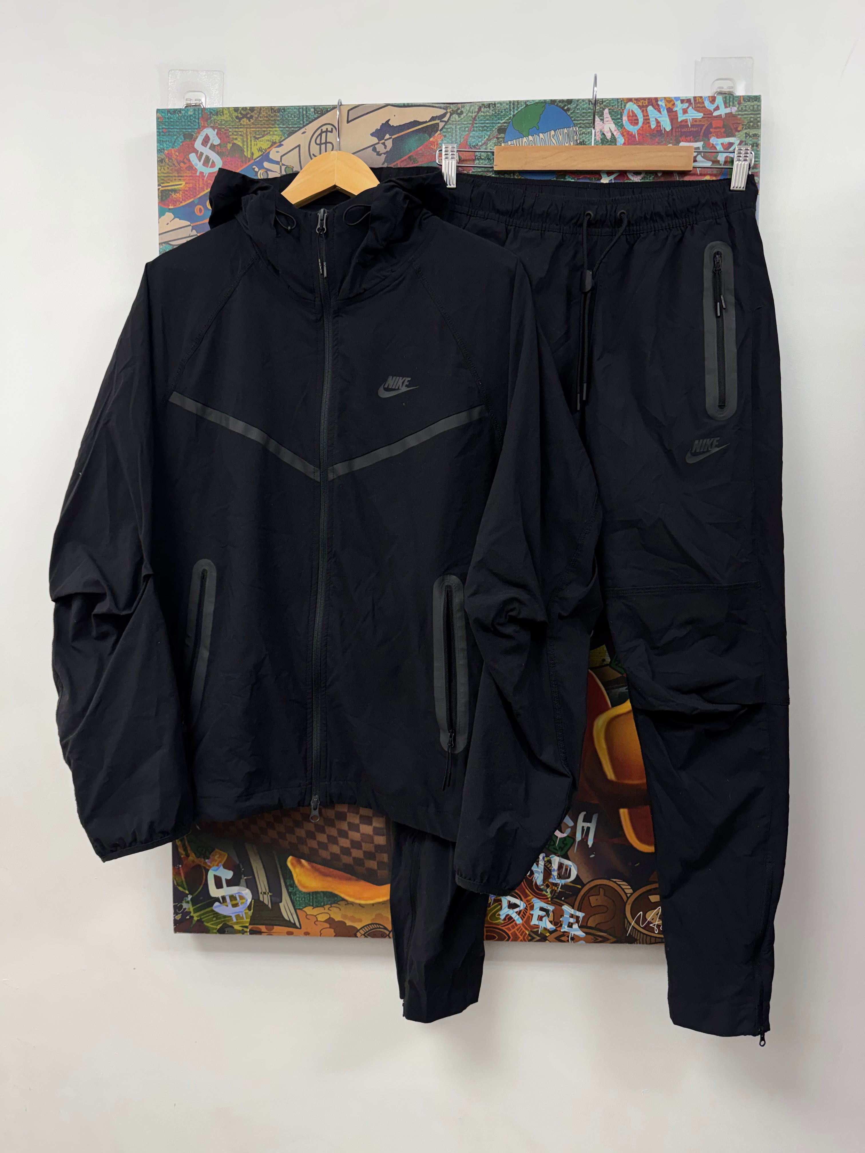 Nike Black Tech Track Suit