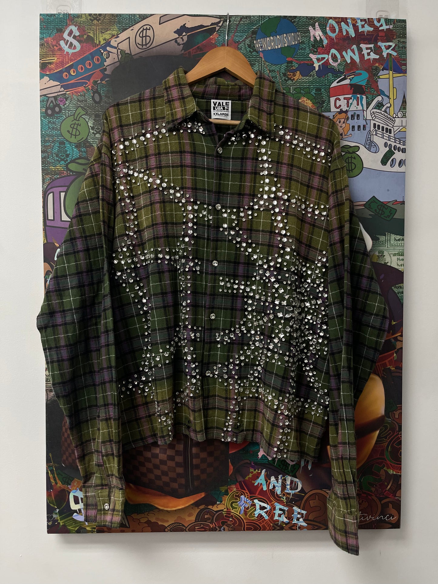 Vale Green Crystal Flannel New With Tags