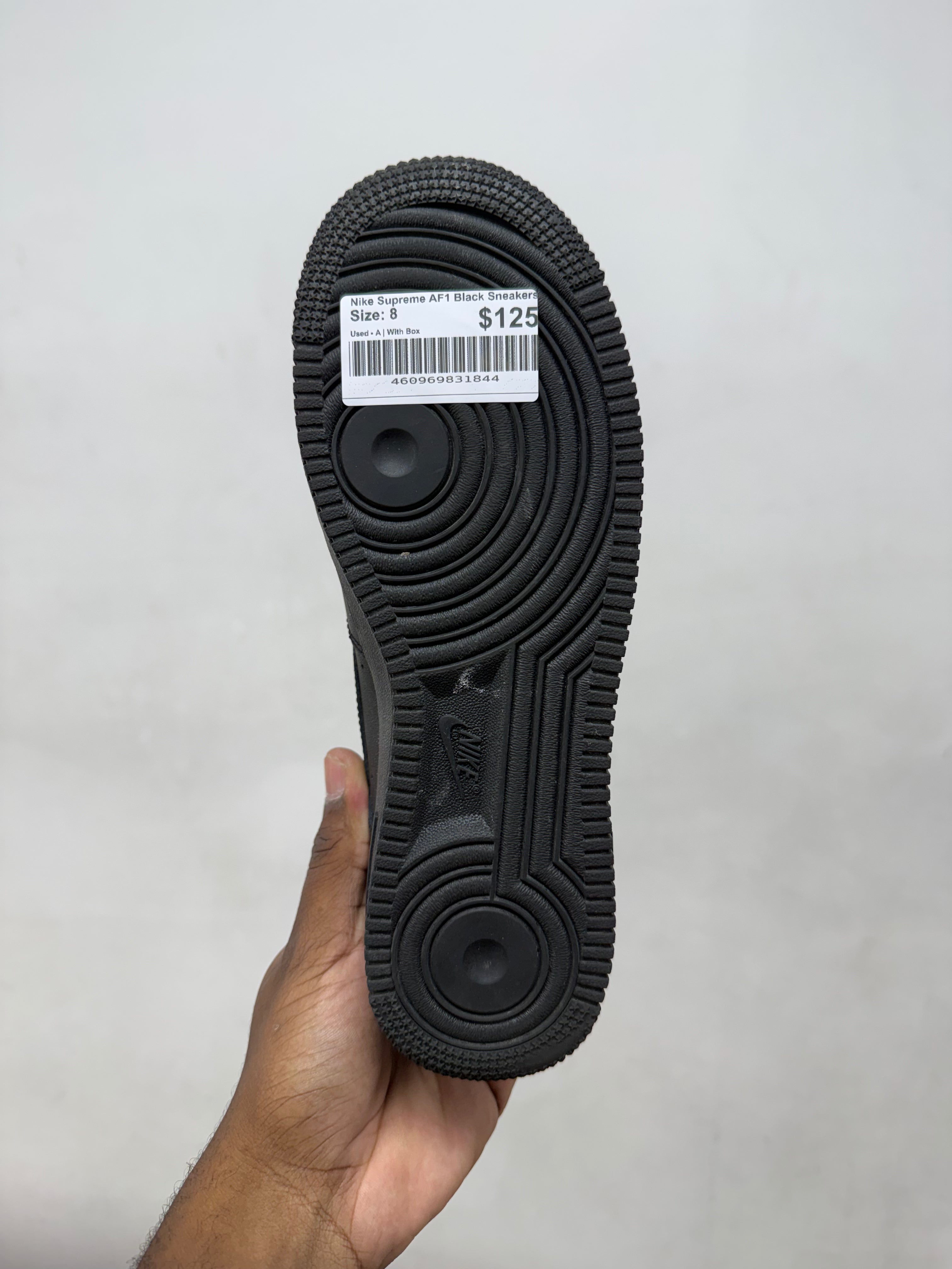 Nike Supreme AF1 Black Sneakers