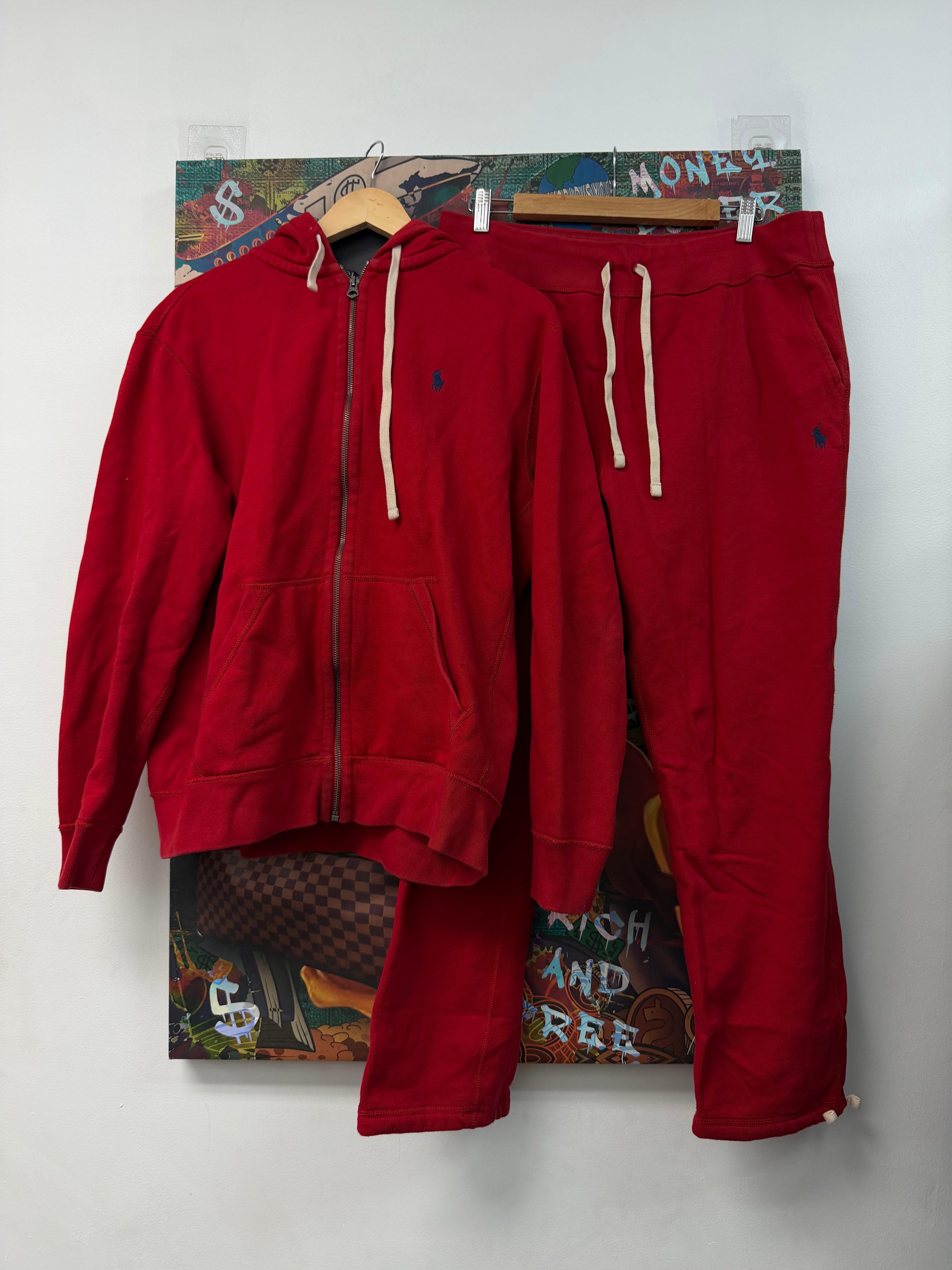 Polo Ralph Lauren Red Navy Sweatsuit