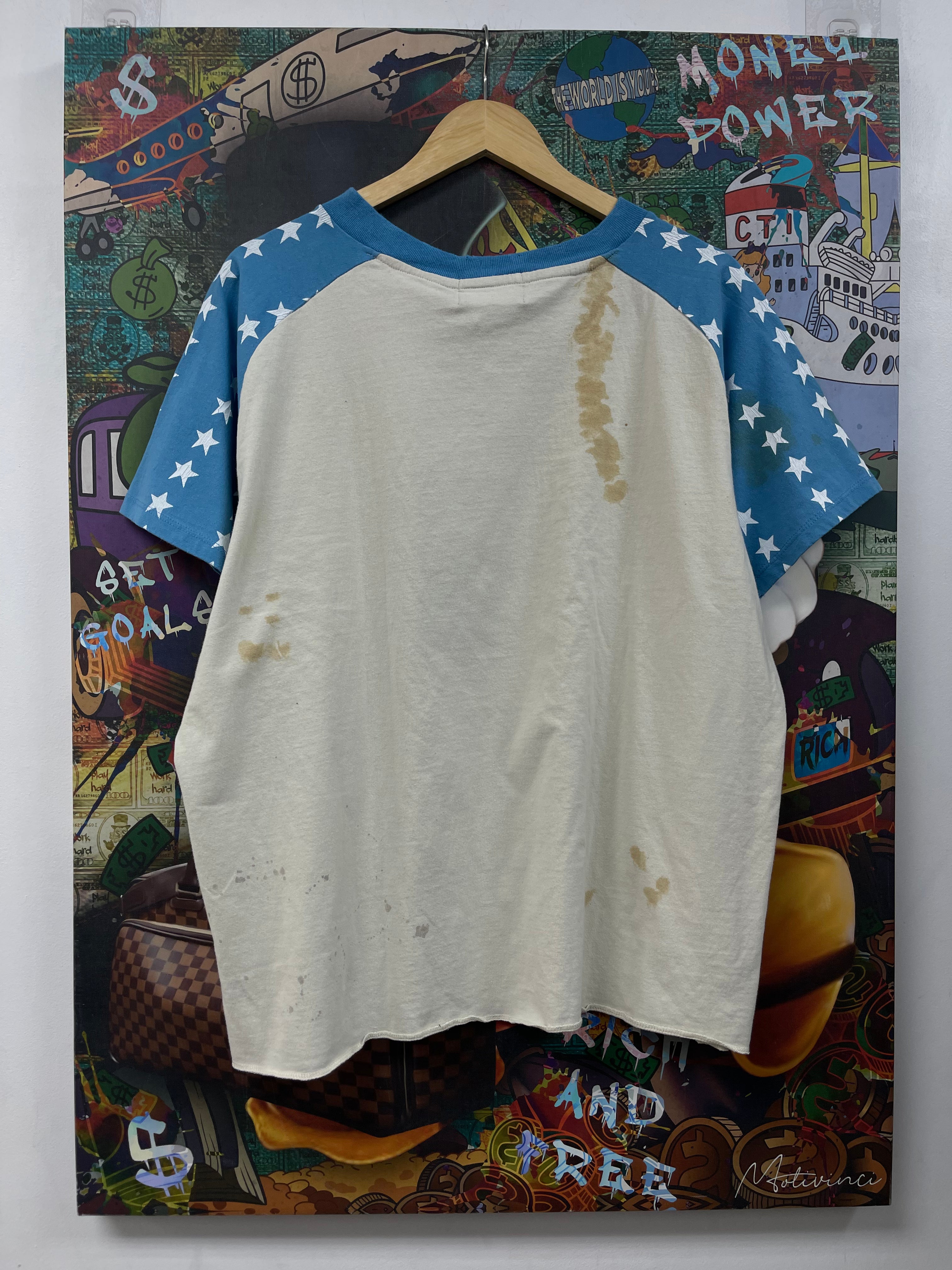 ENFANTS RICHES DÉPRIMÉS Down Syndrome White Blue Tee