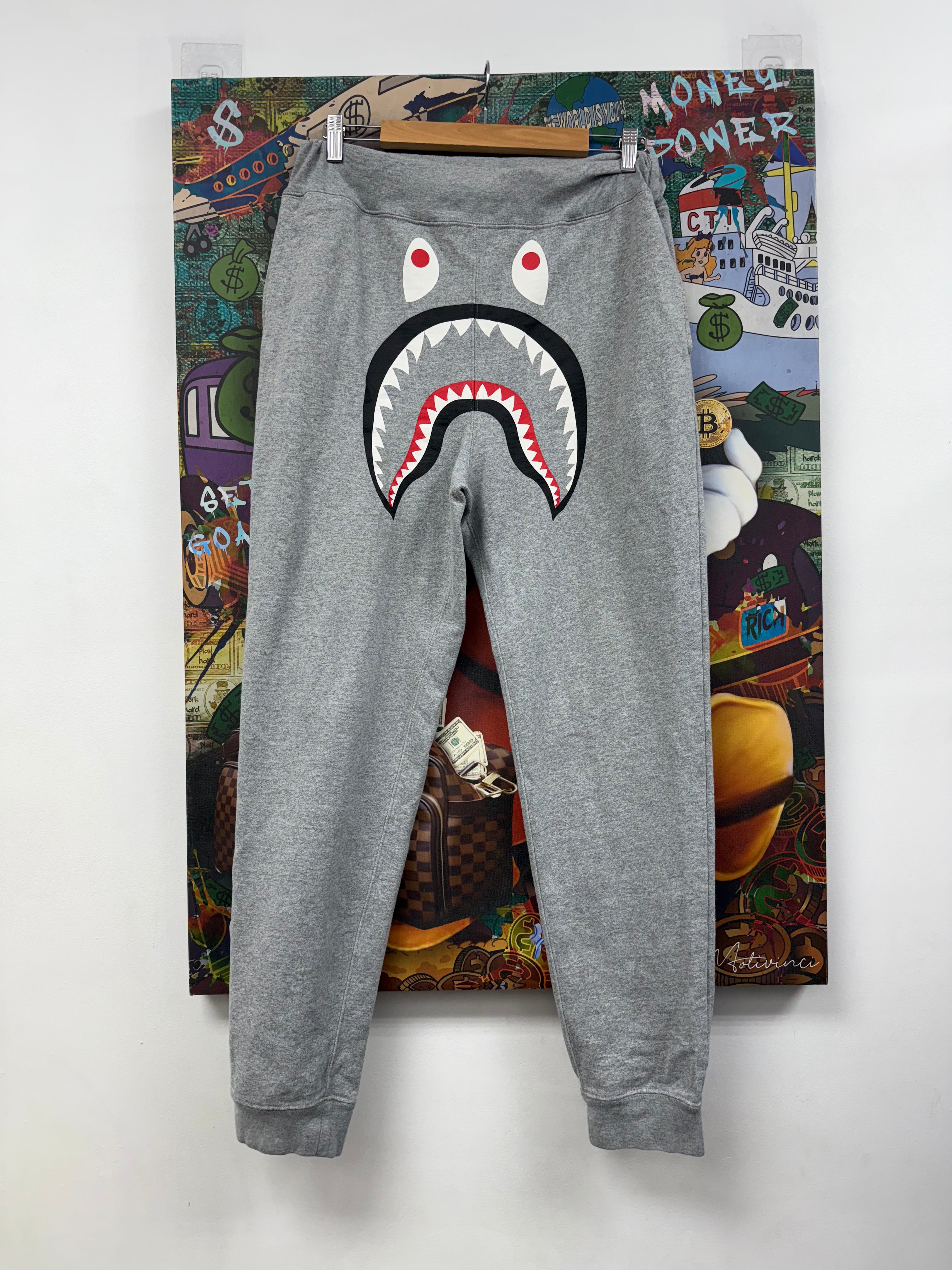 BAPE Grey Shark Sweats