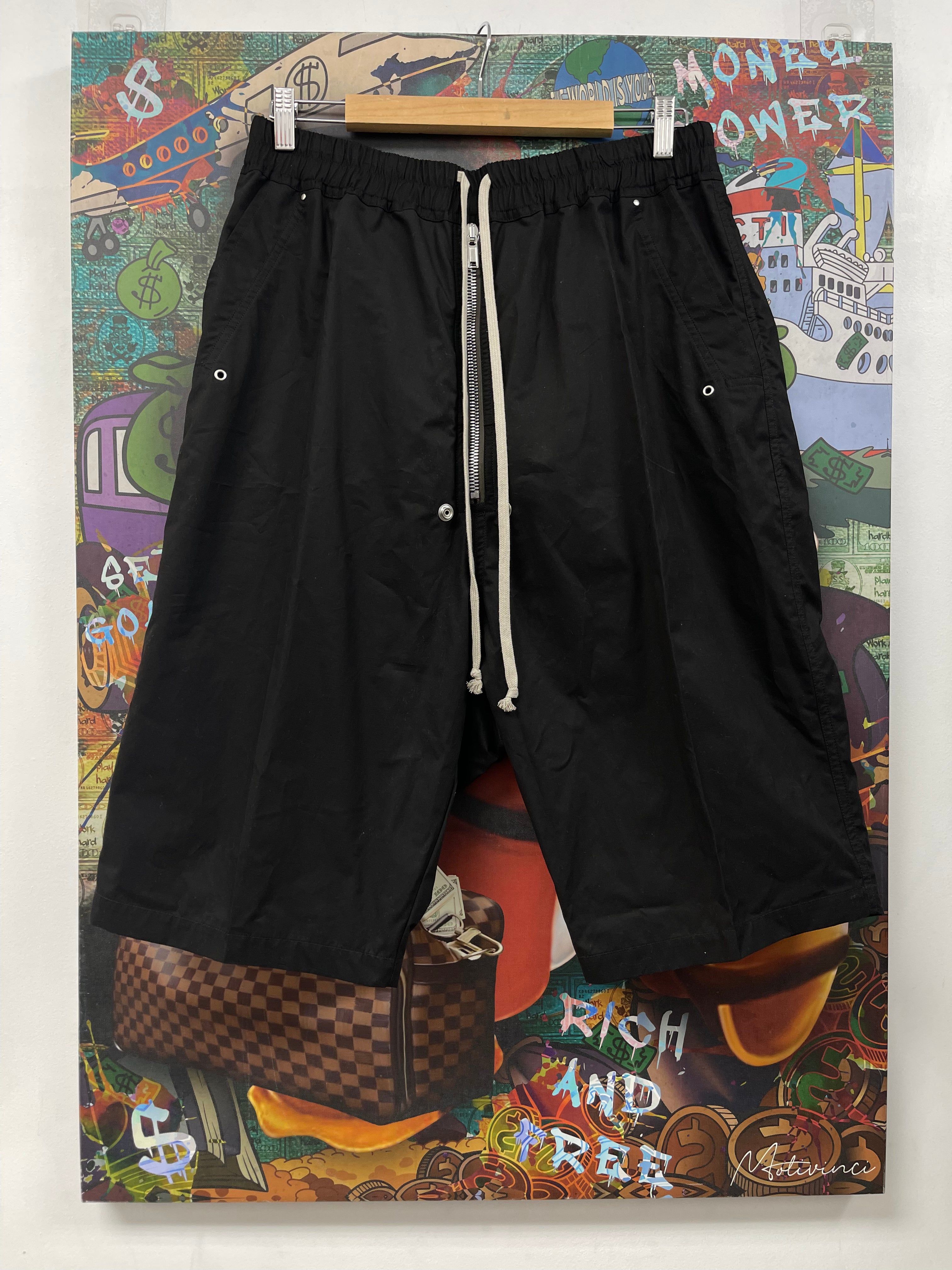 Rick Owens Black Bella Pod (54) Shorts