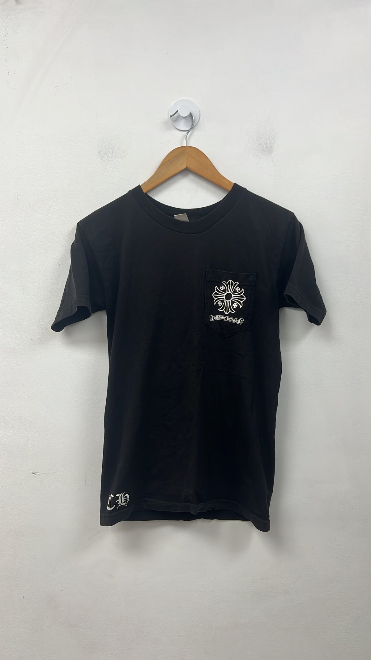 Chrome Hearts Black Vintage Plus Logo Tee