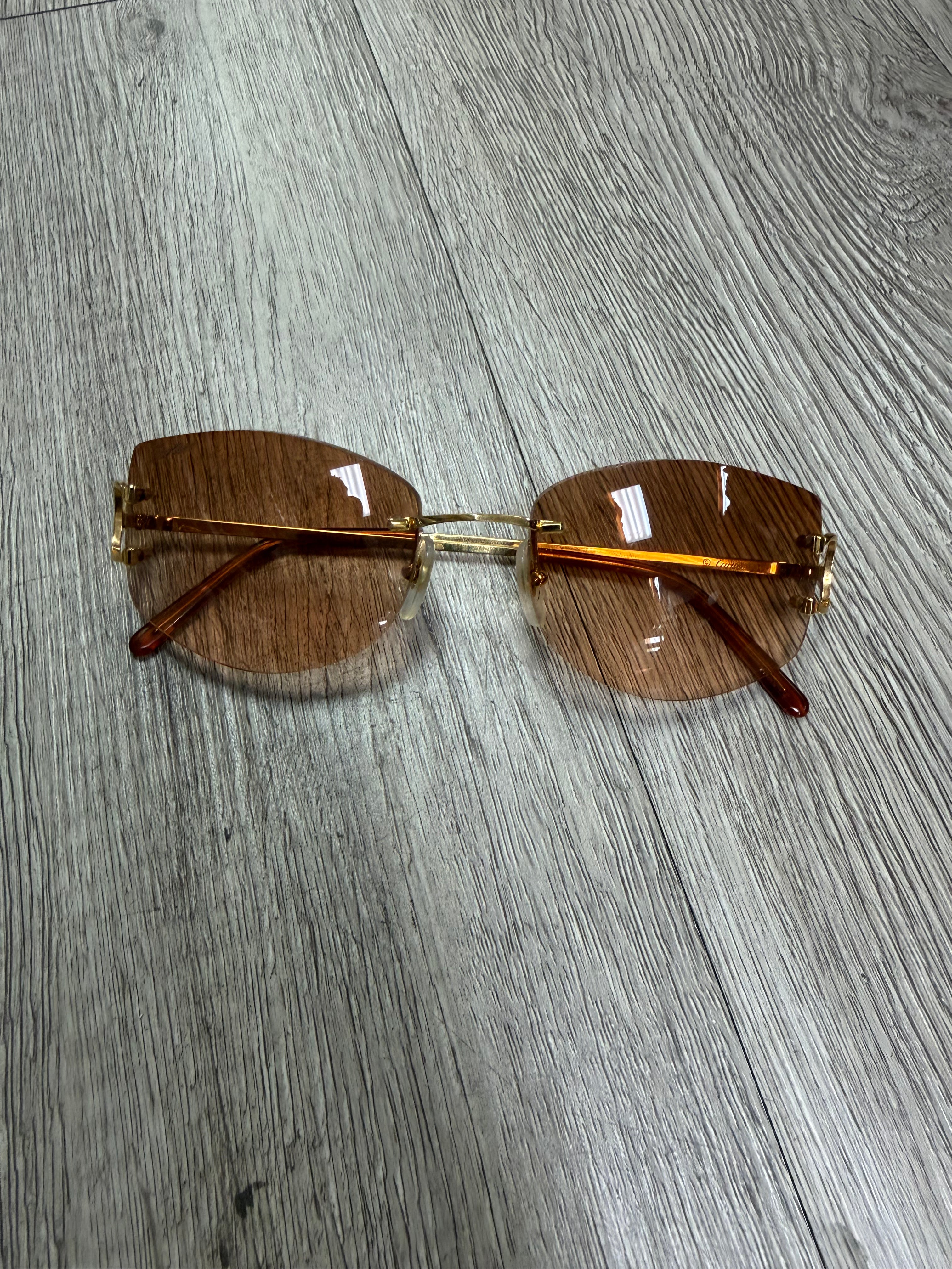Cartier Oval Lens C-Wire Sunglasses