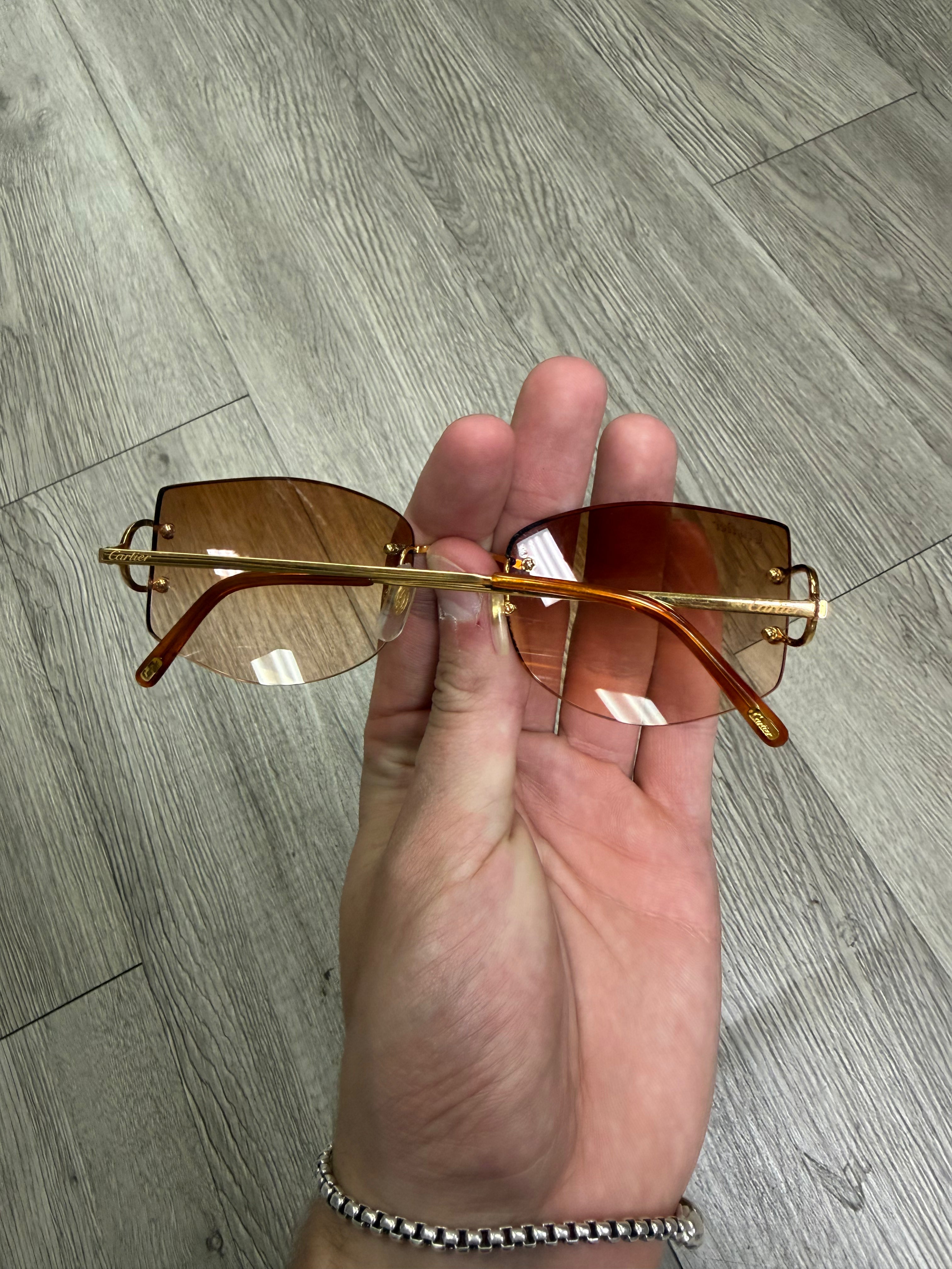 Cartier Oval Lens C-Wire Sunglasses